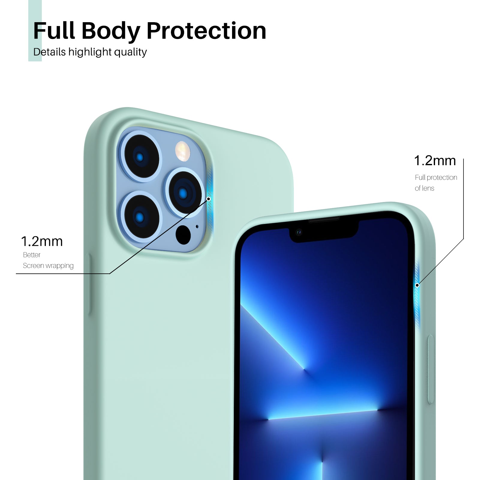 Liquid Silicone Case for iPhone 13 Pro Max