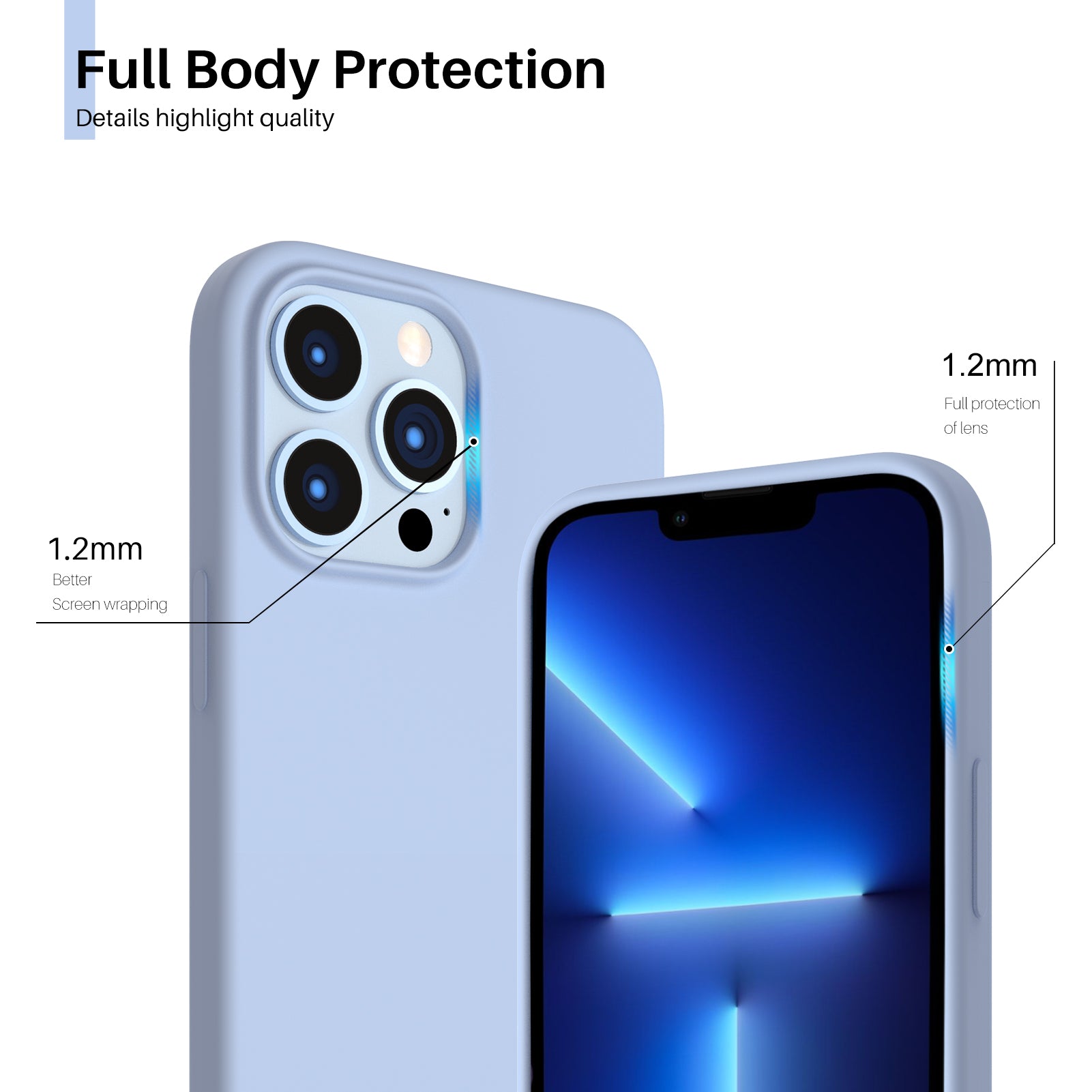 Liquid Silicone Case for iPhone 13 Pro Max