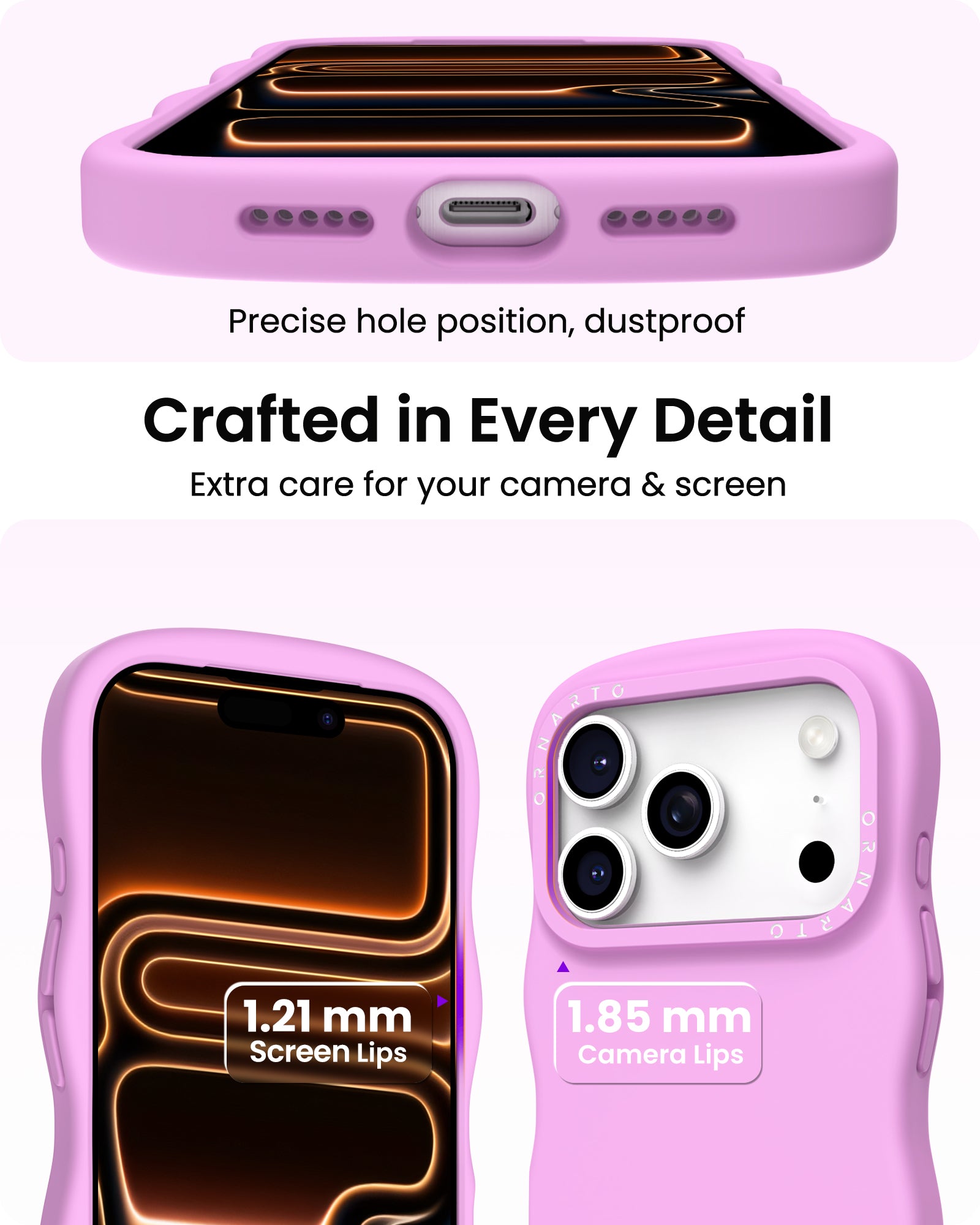 Wavy Liquid Silicone for iPhone 17 Series