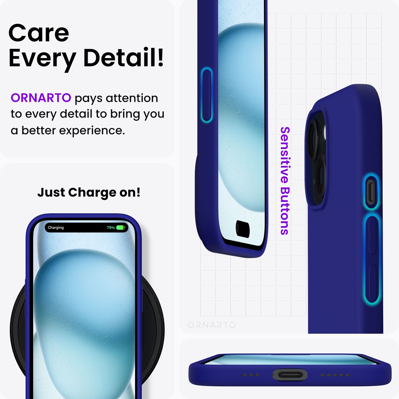Liquid Silicone Case for iPhone 15 Series