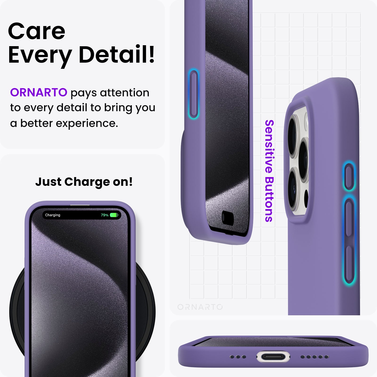 Liquid Silicone Case for iPhone 15 Series