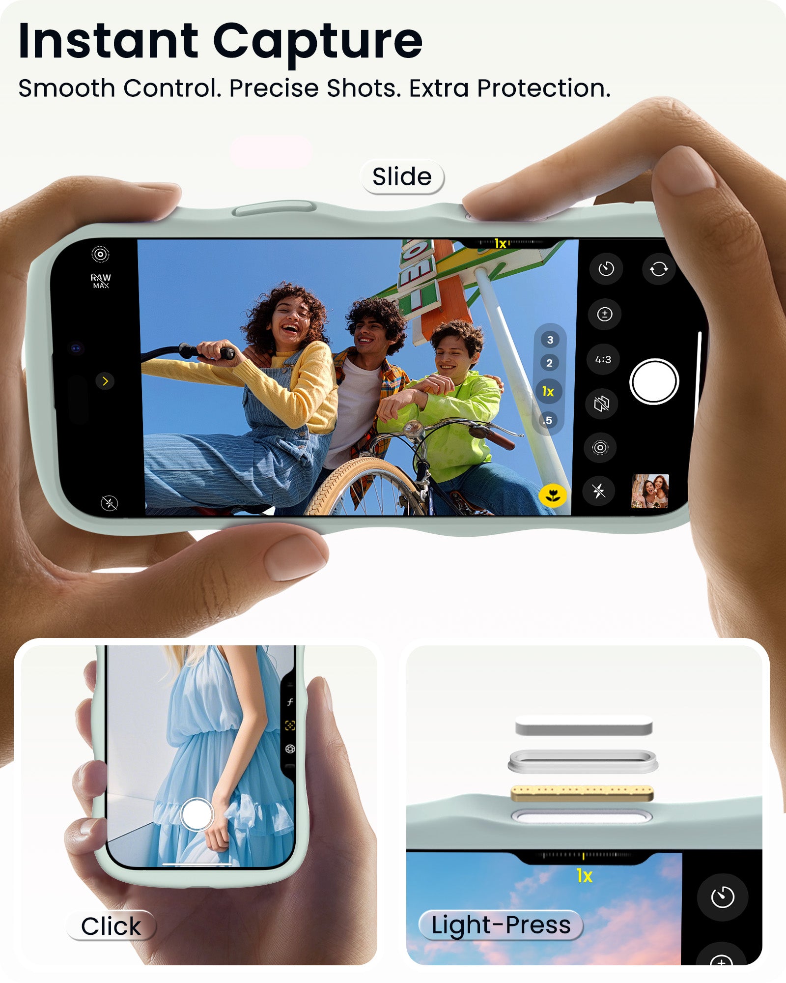 Wavy Liquid Silicone for iPhone 17 Series