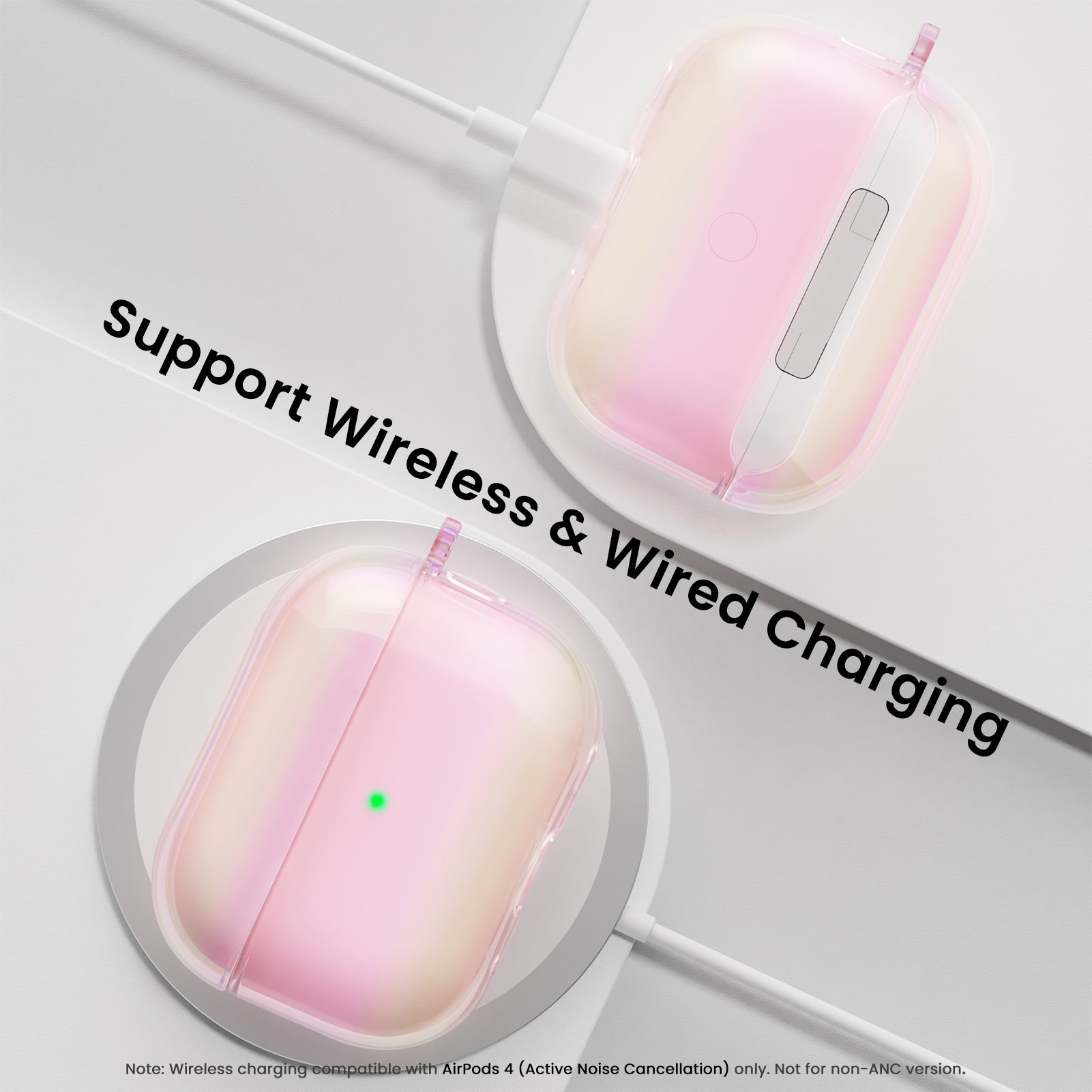 Iridescent AirPods Pro 2 with Lanyard
