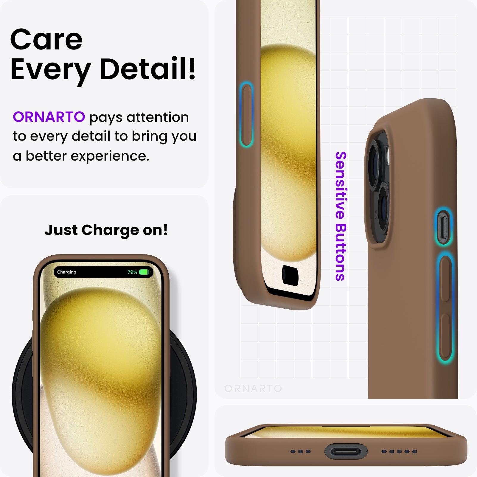 Liquid Silicone Case for iPhone 15 Series