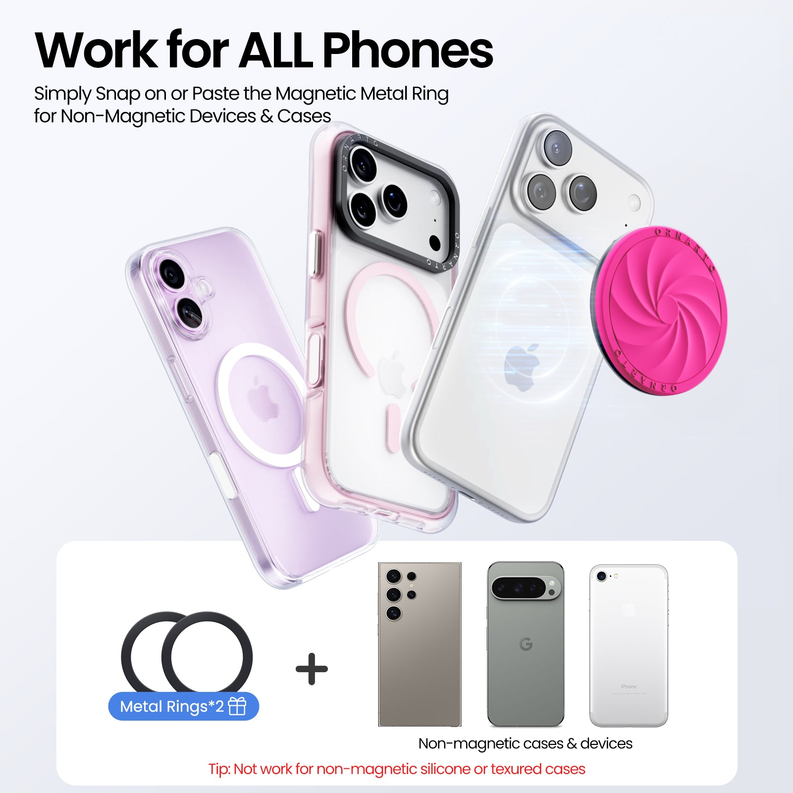 Vortuxe MagSafe Grip Stand for Phone Case