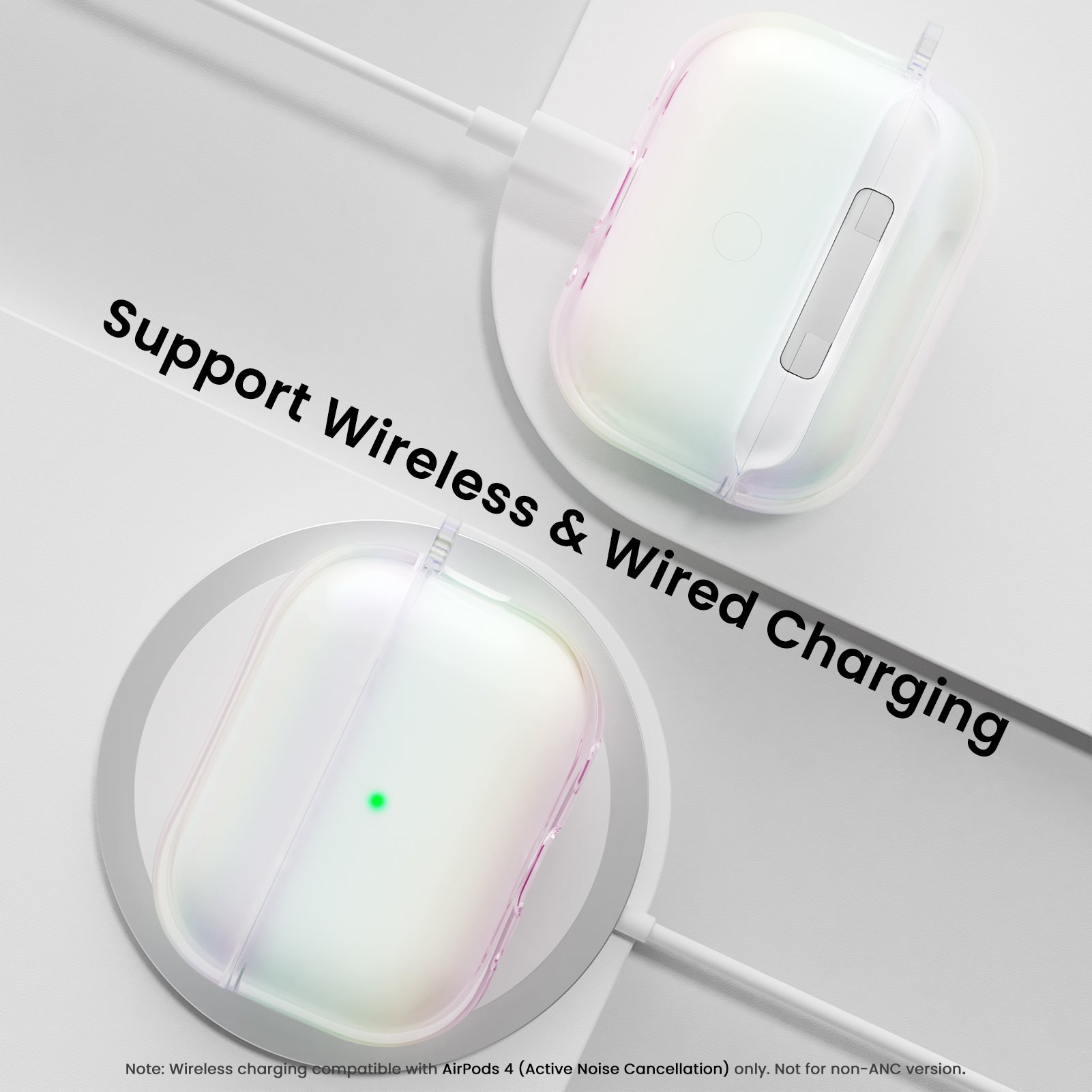 Iridescent AirPods Pro 2 with Lanyard
