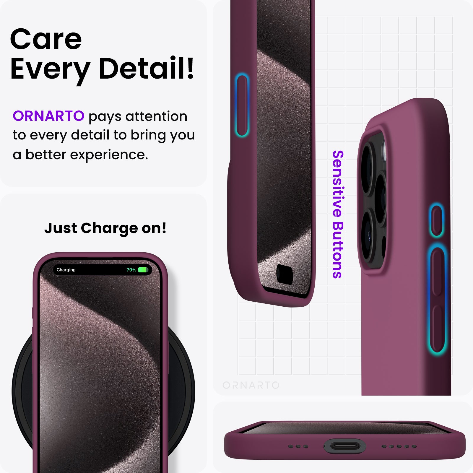 Liquid Silicone Case for iPhone 15 Series