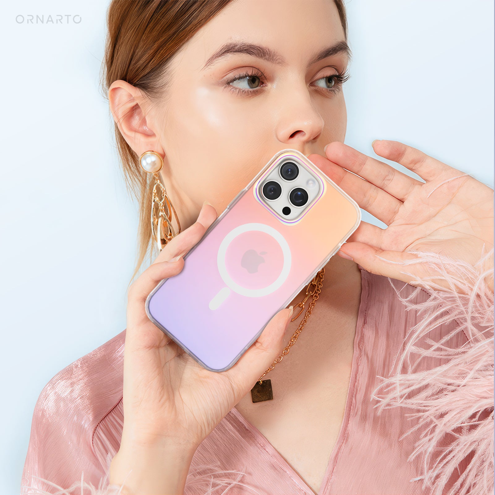 Hue for iPhone 16 Series, Fluorescent Gradient, Compatible with Magsafe