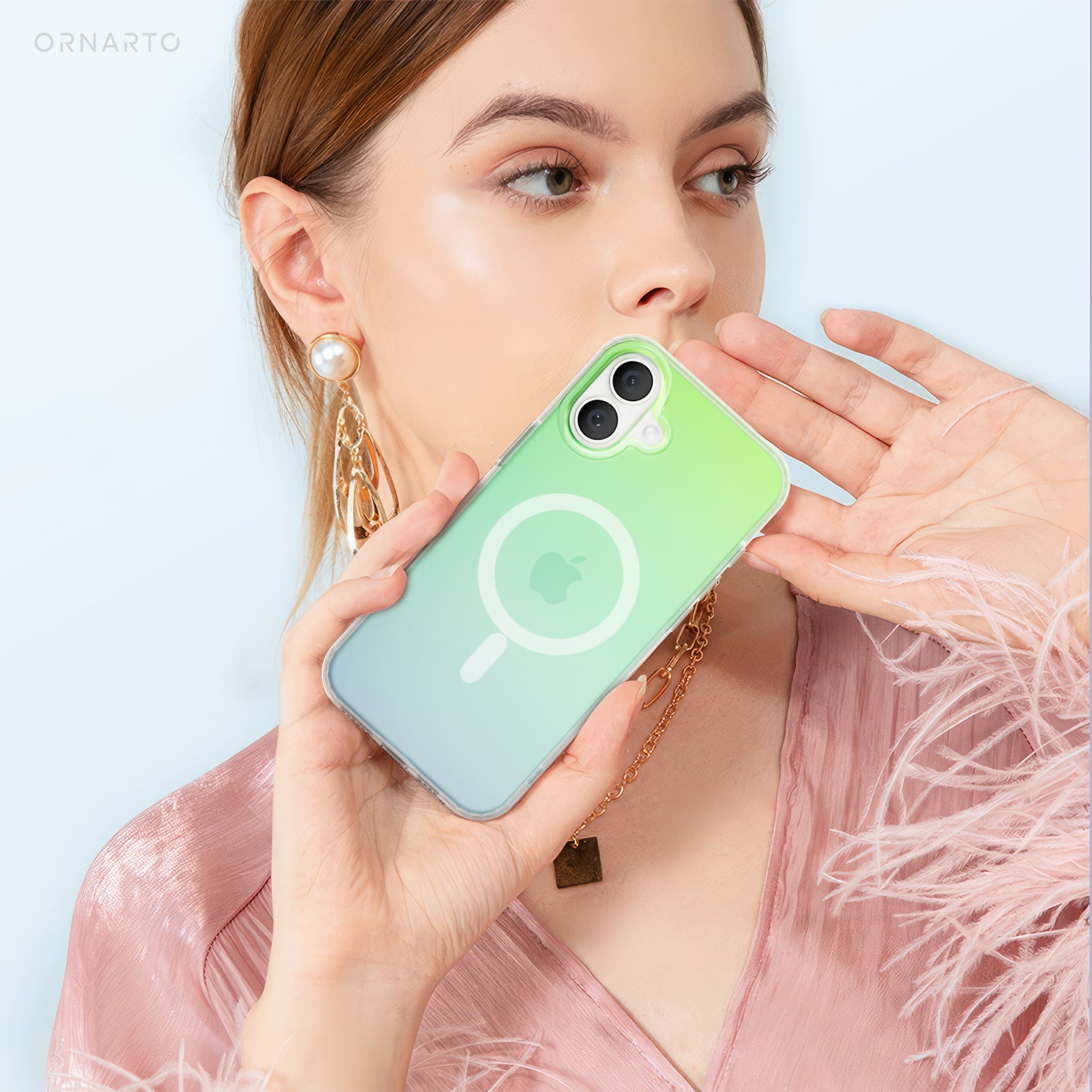 Hue for iPhone 16 Series, Fluorescent Gradient, Compatible with Magsafe