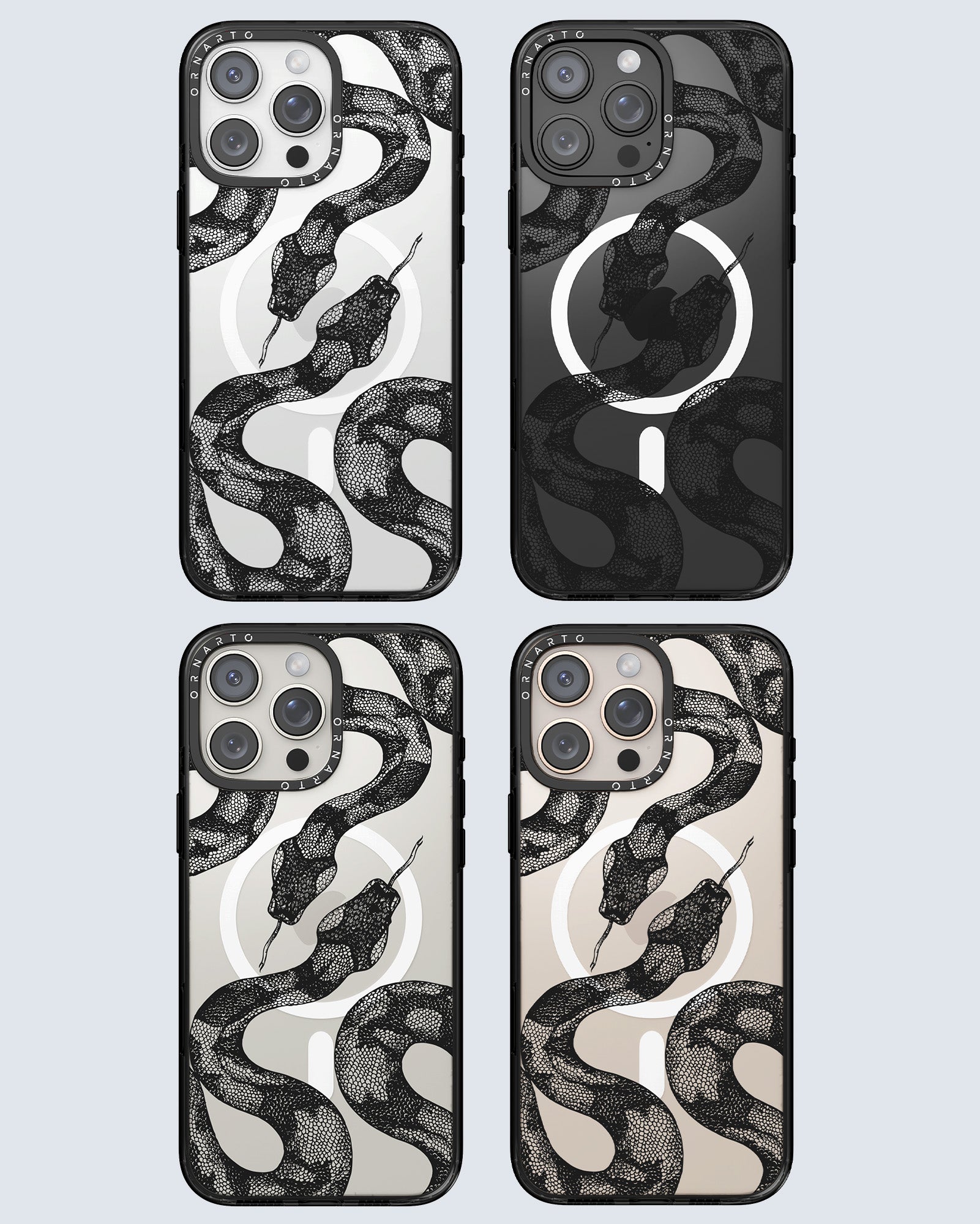 Patterned Clear Cases for iPhone 16 Pro / Pro Max