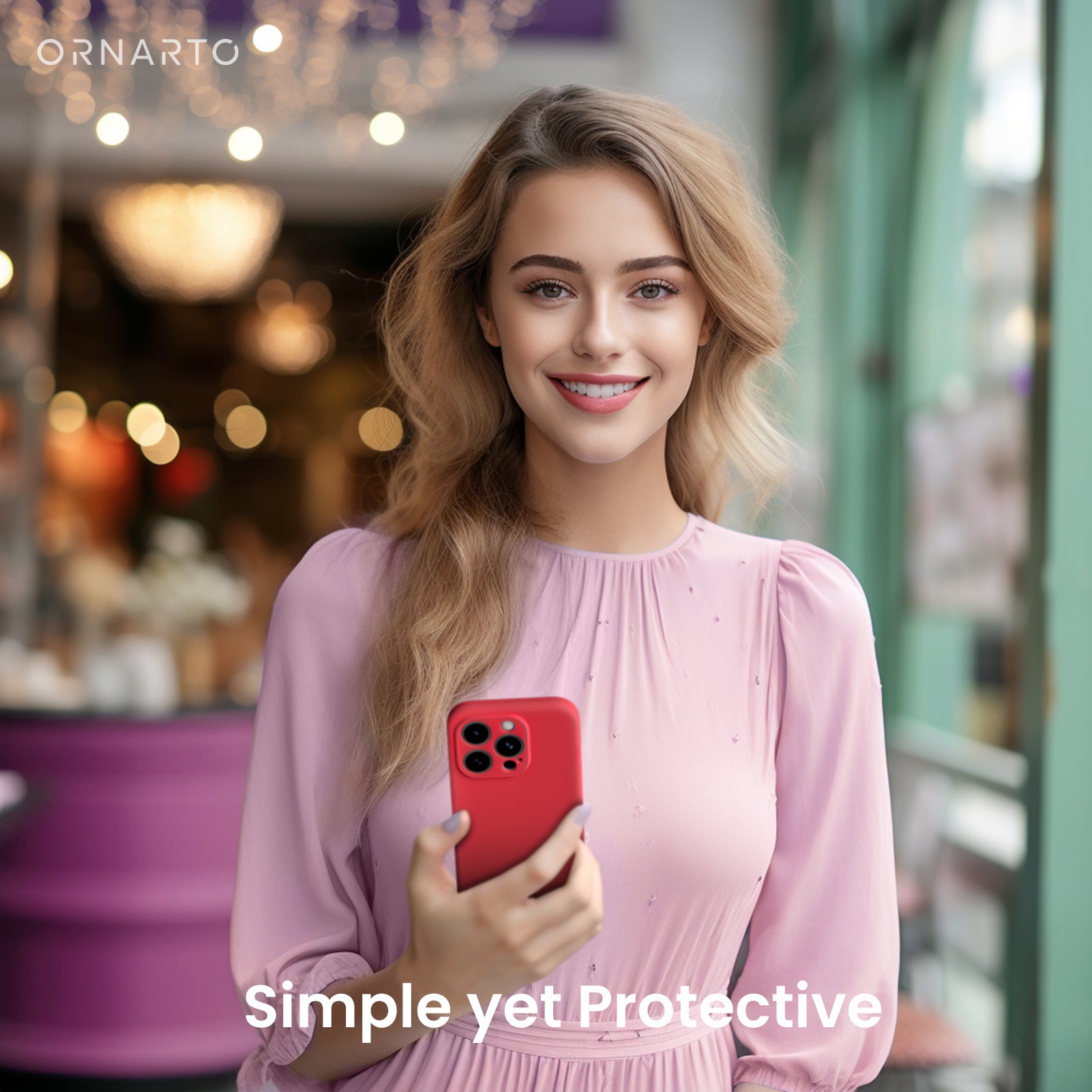 Liquid Silicone iPhone 15 Pro Case with Camera Protection and 2 Screen Protectors