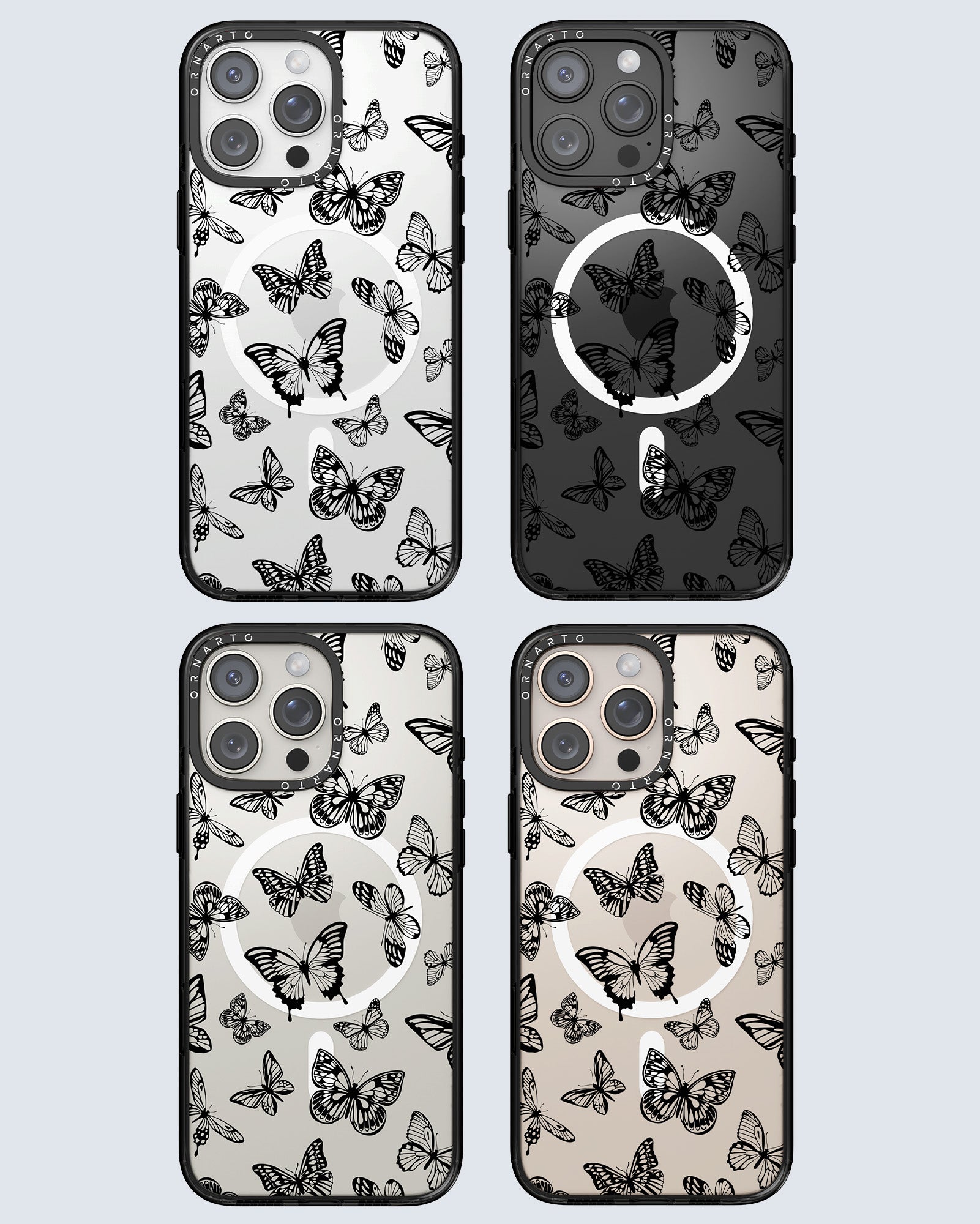 Patterned Clear Cases for iPhone 16 Pro / Pro Max