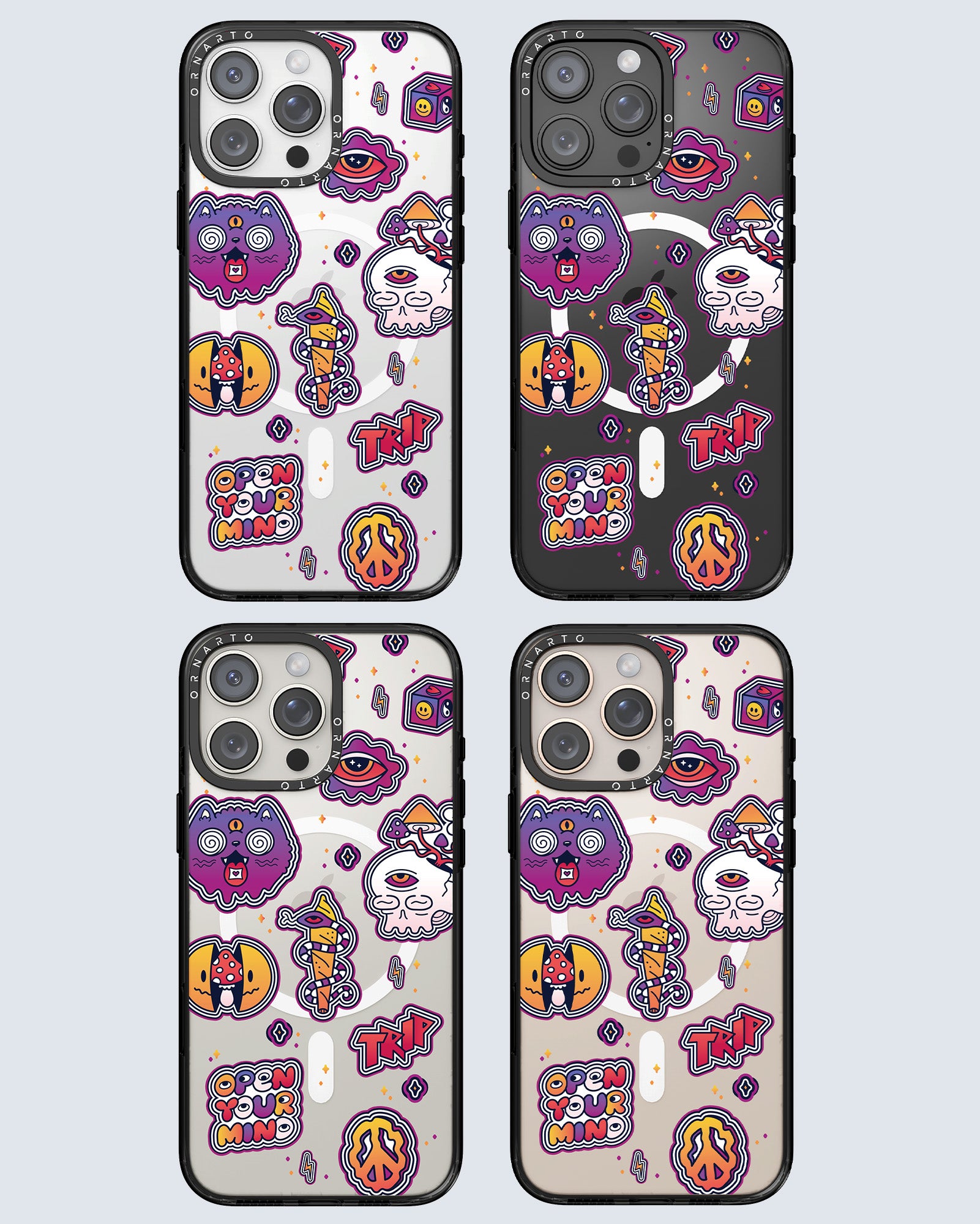 Patterned Clear Cases for iPhone 16 Pro / Pro Max