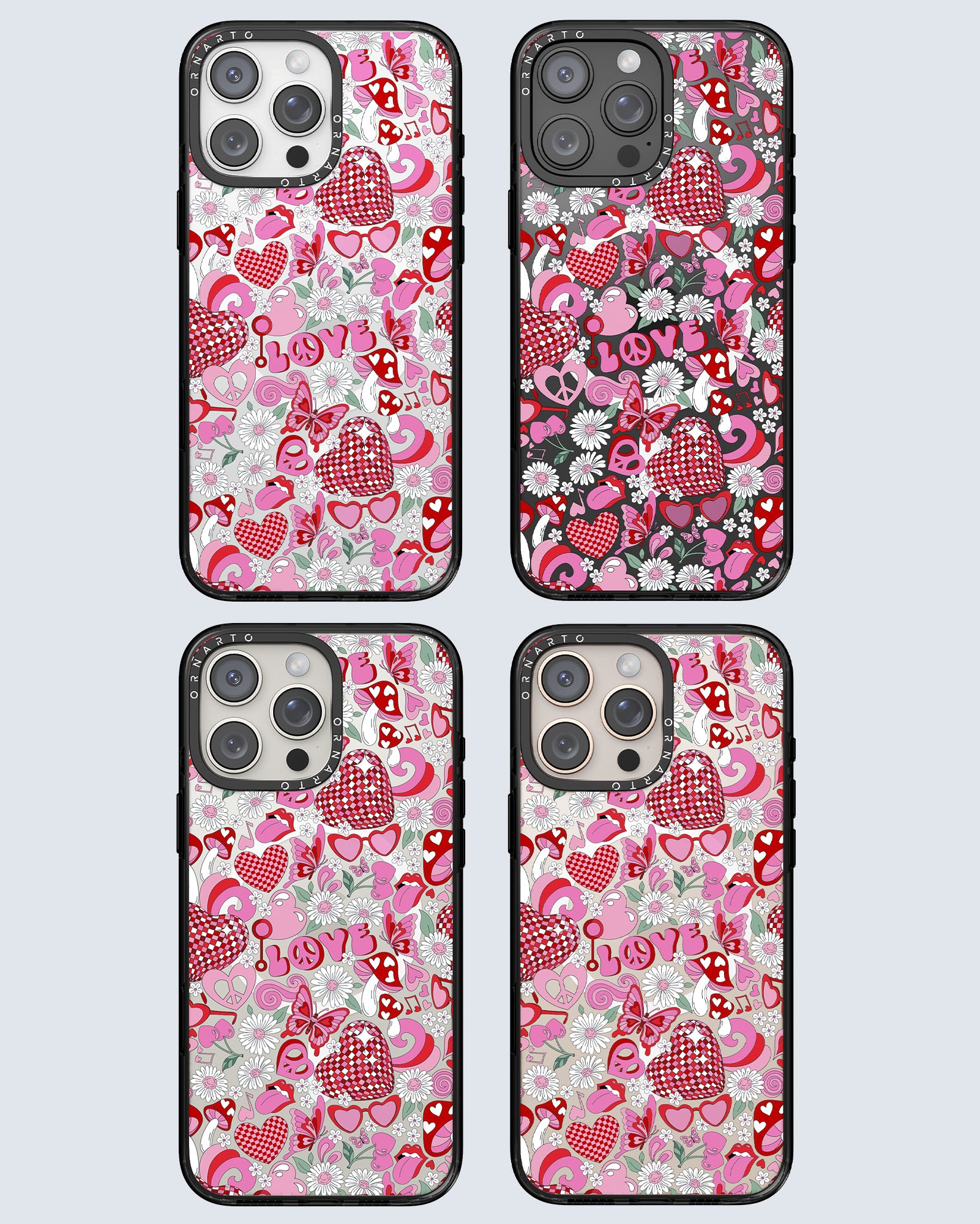 Patterned Clear Cases for iPhone 16 Pro / Pro Max