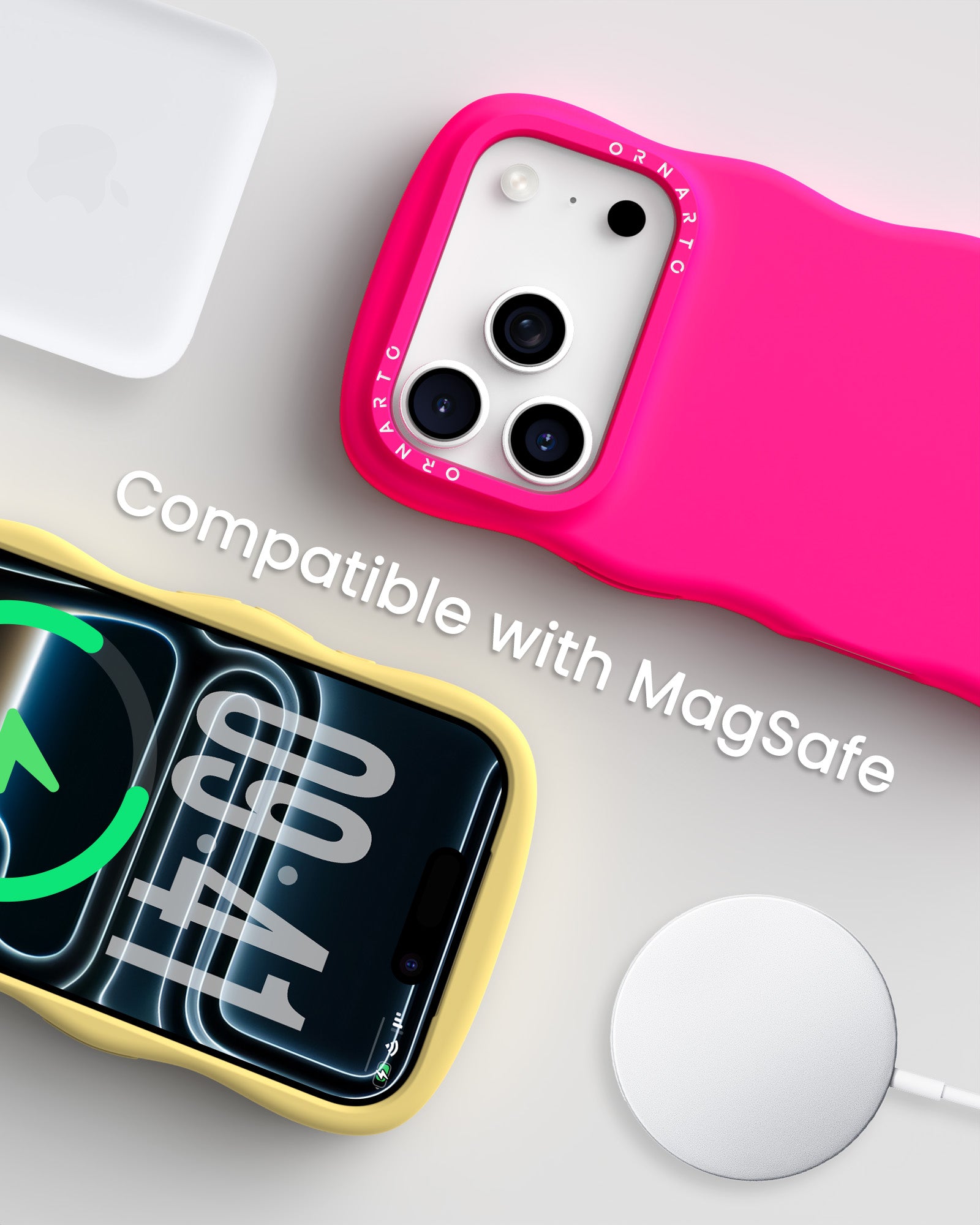Wavy Liquid Silicone for iPhone 17 Series