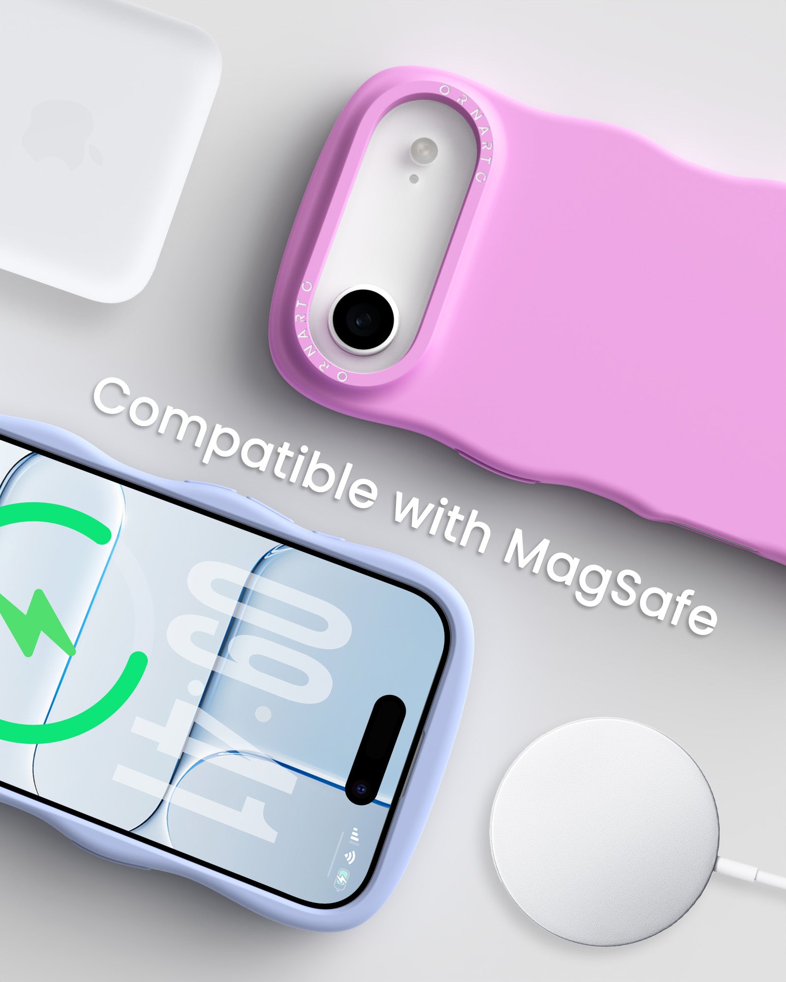Wavy Liquid Silicone for iPhone 17 Series