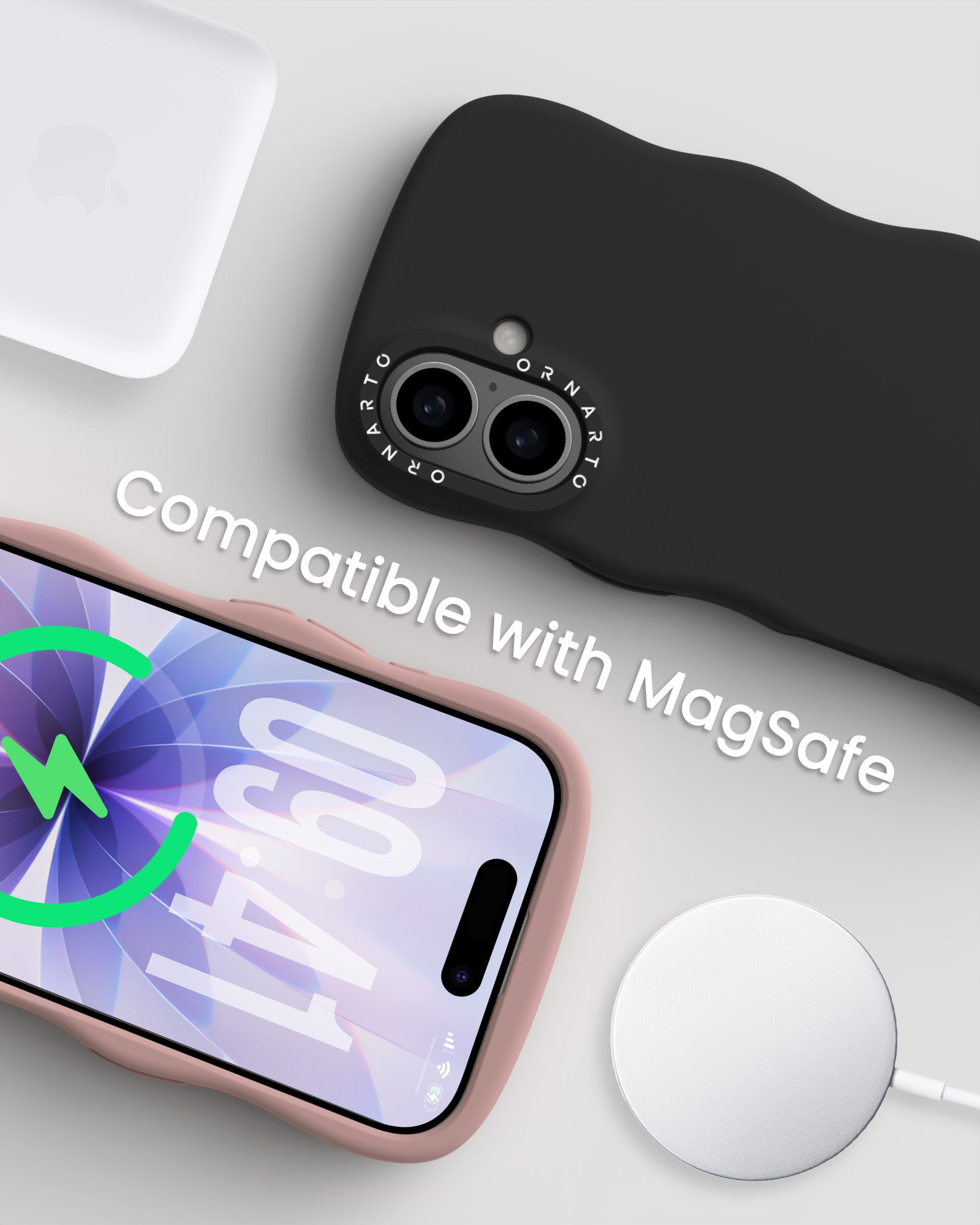 Wavy Liquid Silicone for iPhone 17 Series