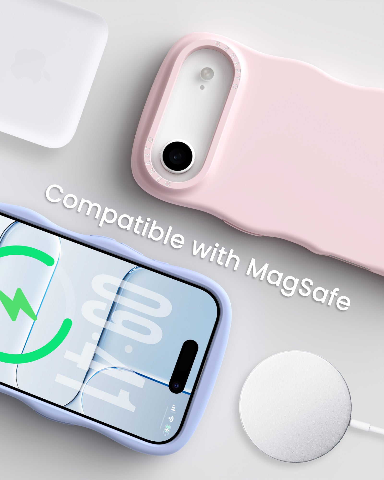 Wavy Liquid Silicone for iPhone 17 Series