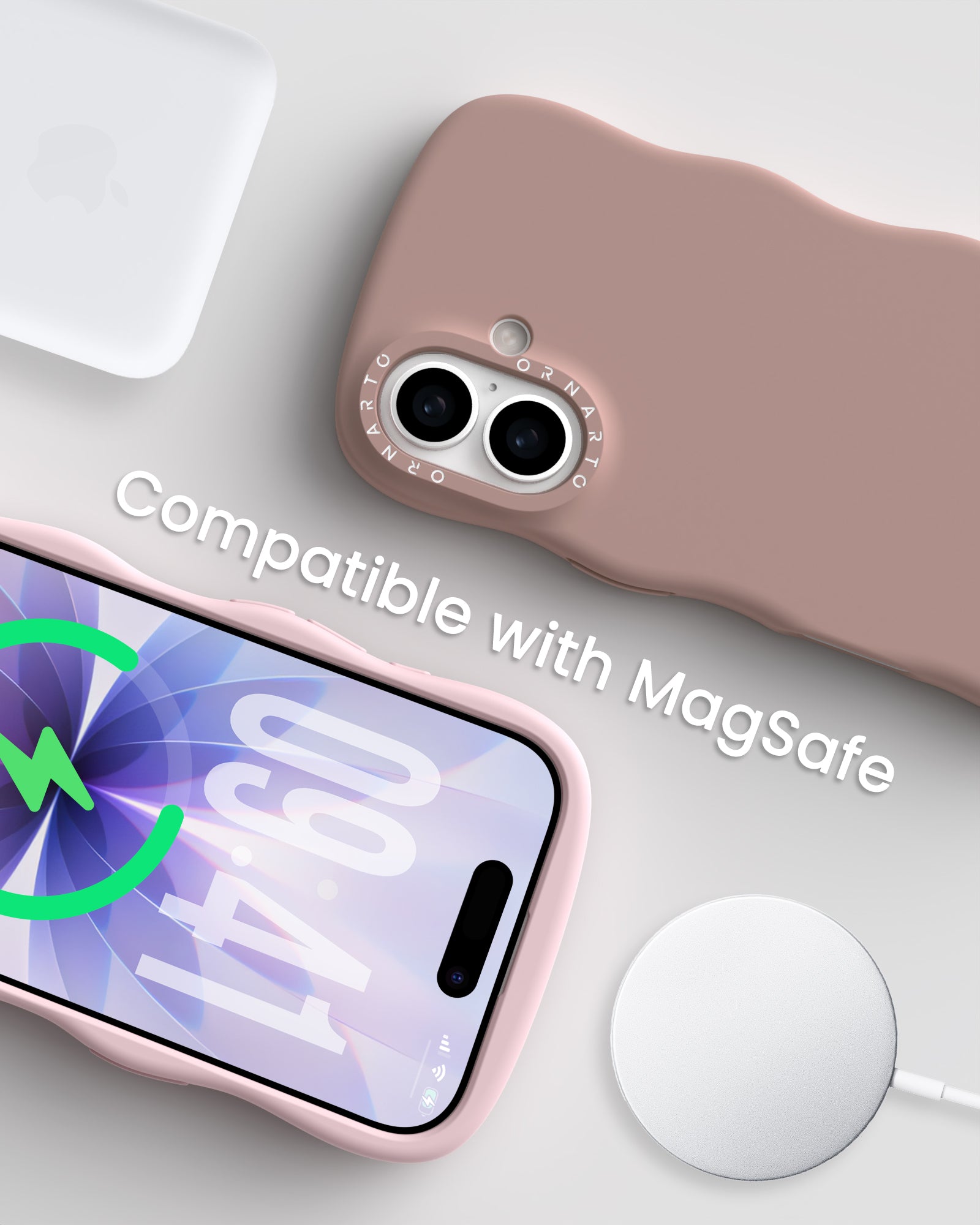 Wavy Liquid Silicone for iPhone 17 Series