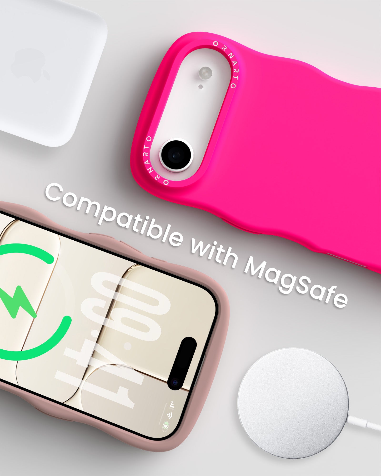 Wavy Liquid Silicone for iPhone 17 Series