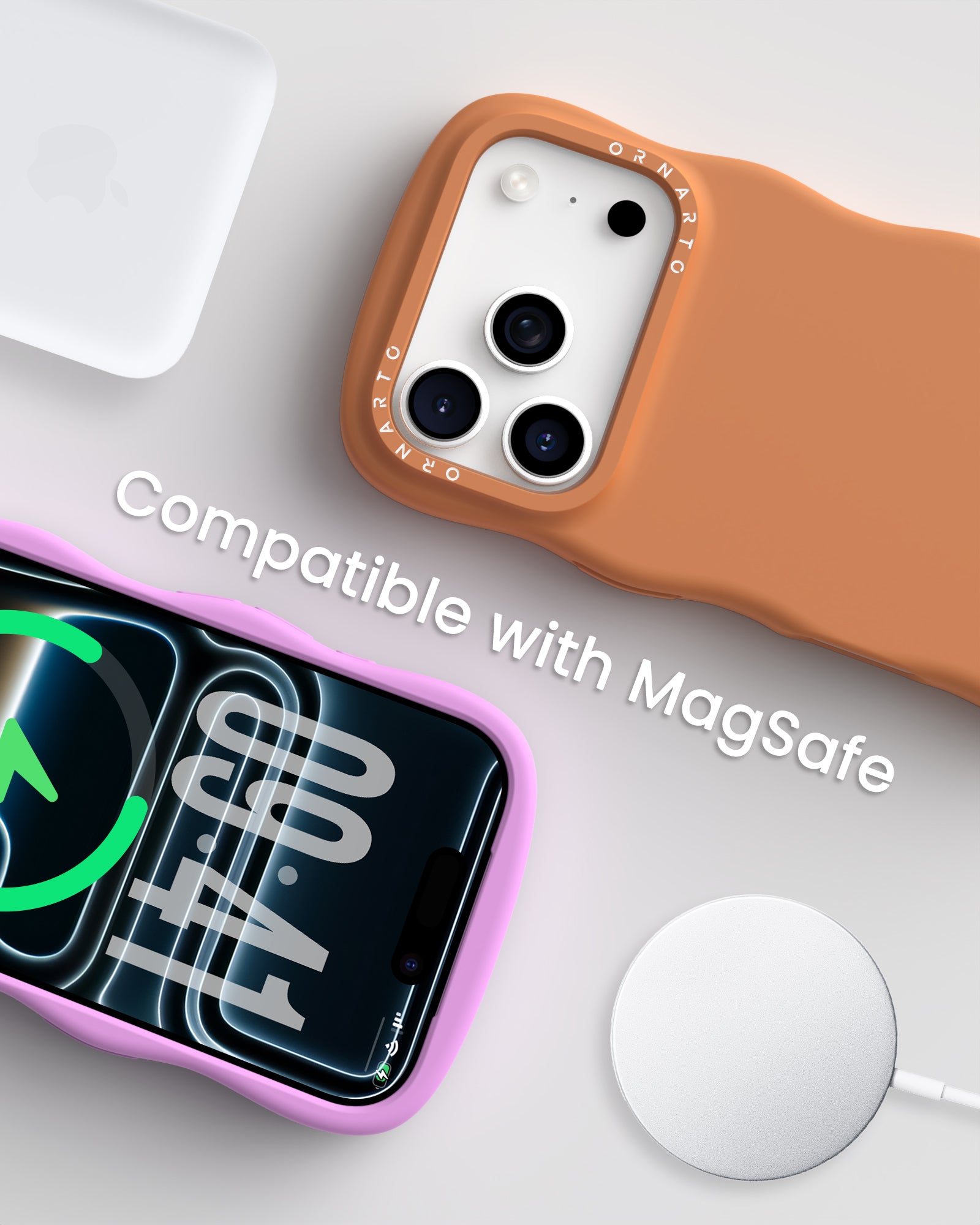 Wavy Liquid Silicone for iPhone 17 Series