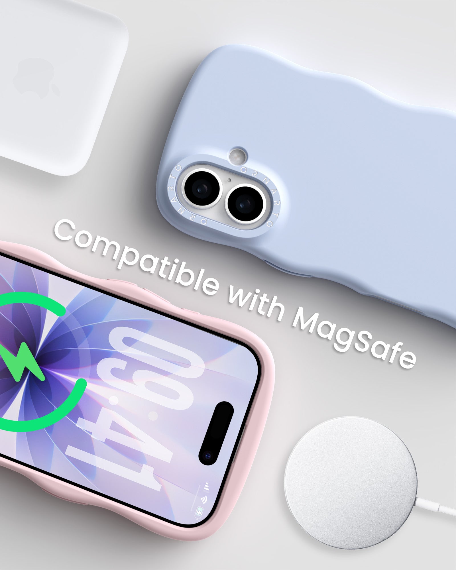 Wavy Liquid Silicone for iPhone 17 Series