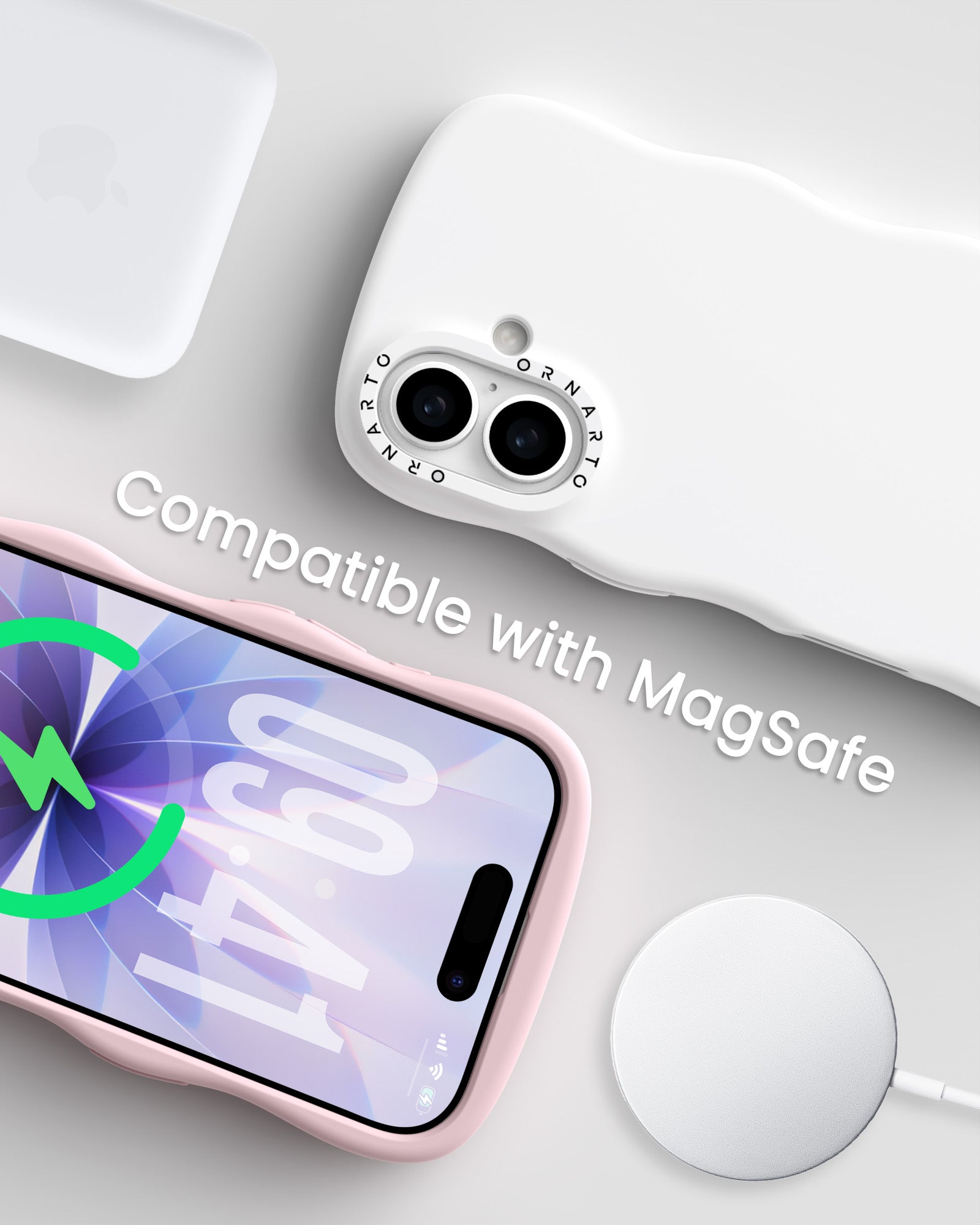 Wavy Liquid Silicone for iPhone 17 Series