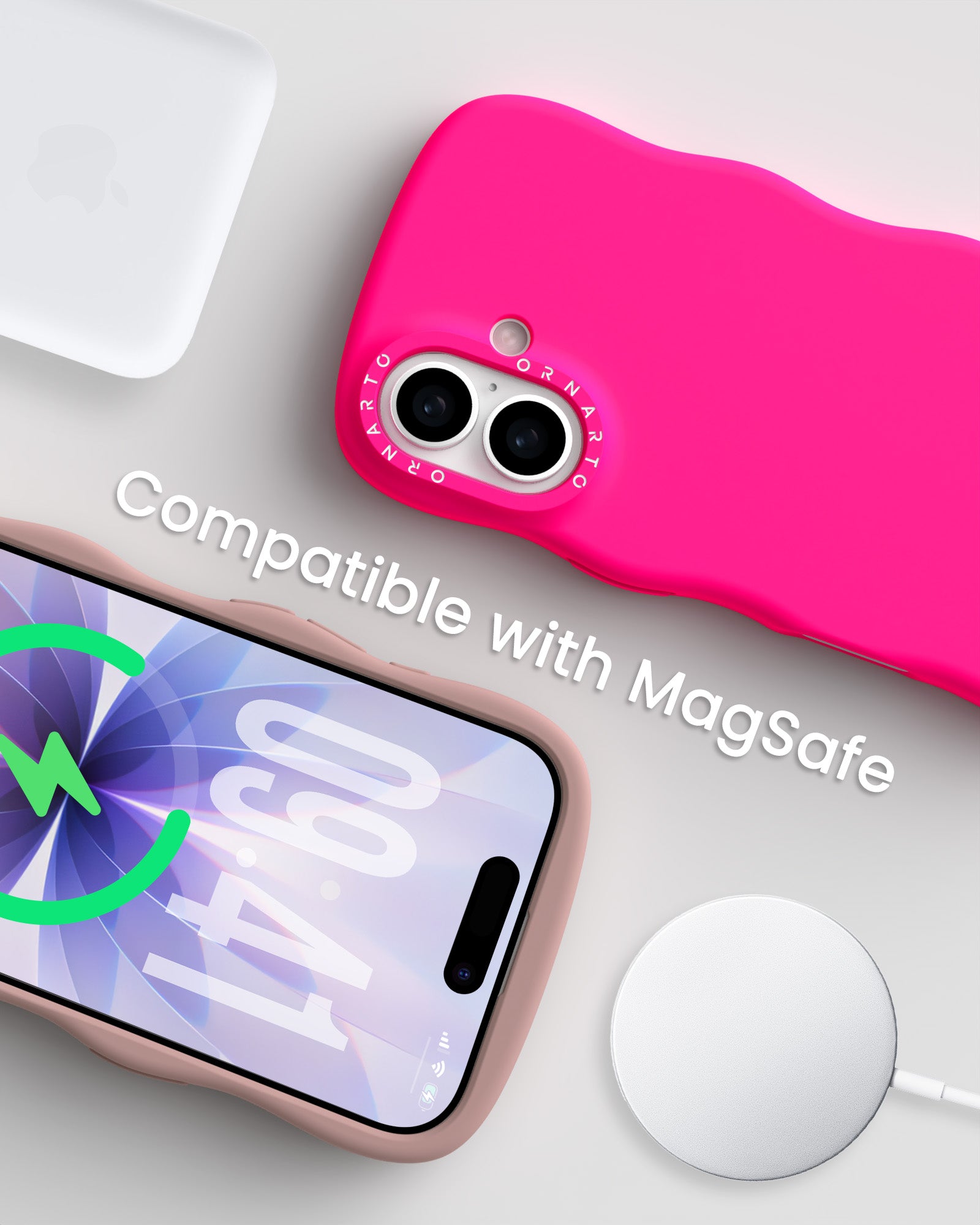 Wavy Liquid Silicone for iPhone 17 Series