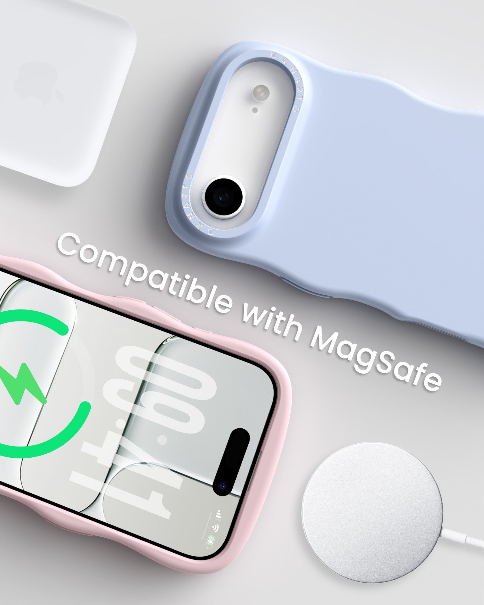 Wavy Liquid Silicone for iPhone 17 Series