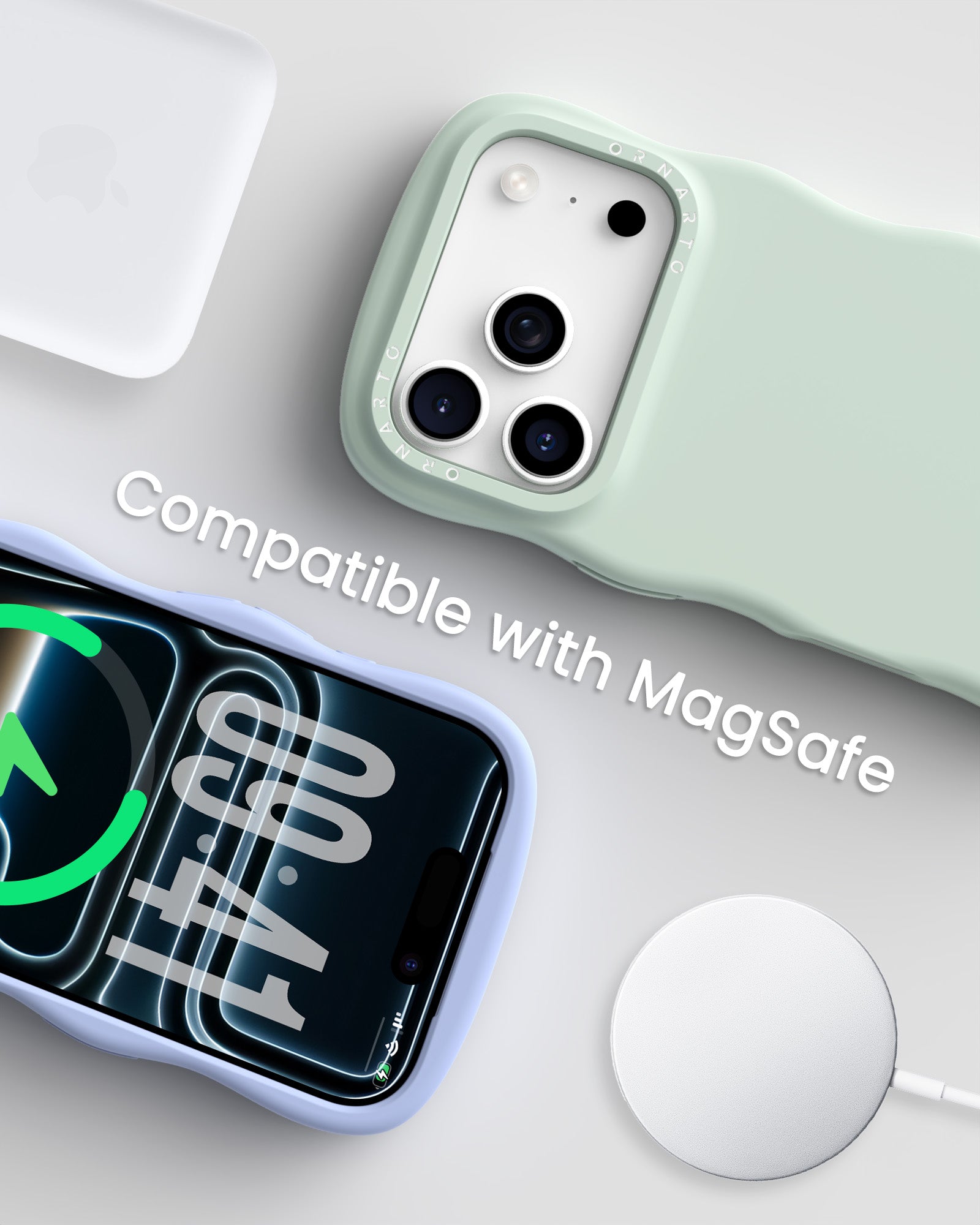 Wavy Liquid Silicone for iPhone 17 Series