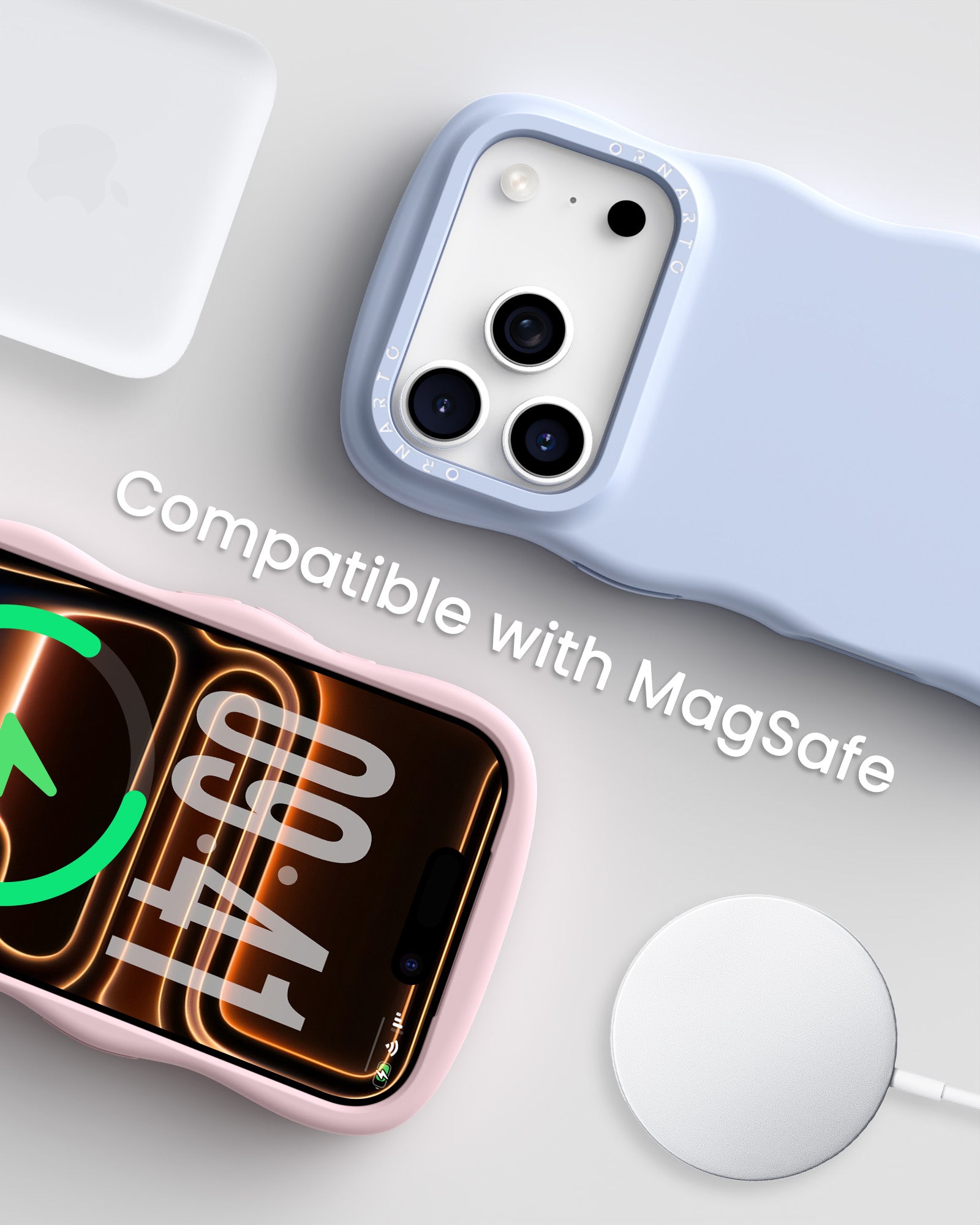 Wavy Liquid Silicone for iPhone 17 Series
