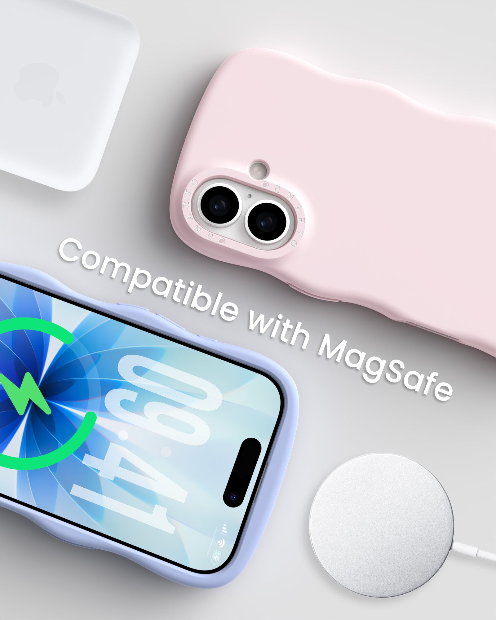 Wavy Liquid Silicone for iPhone 17 Series