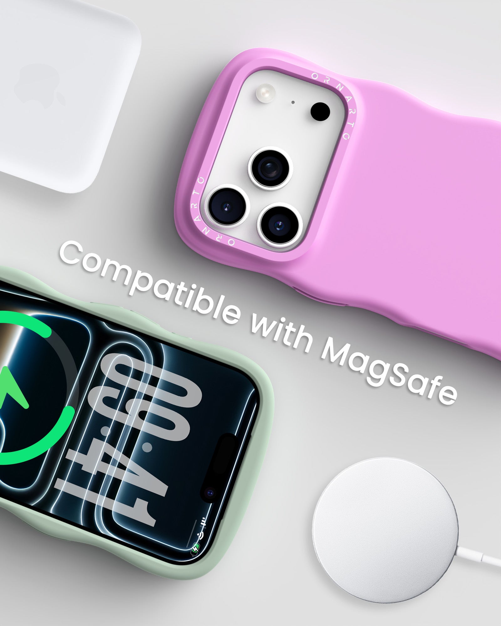 Wavy Liquid Silicone for iPhone 17 Series