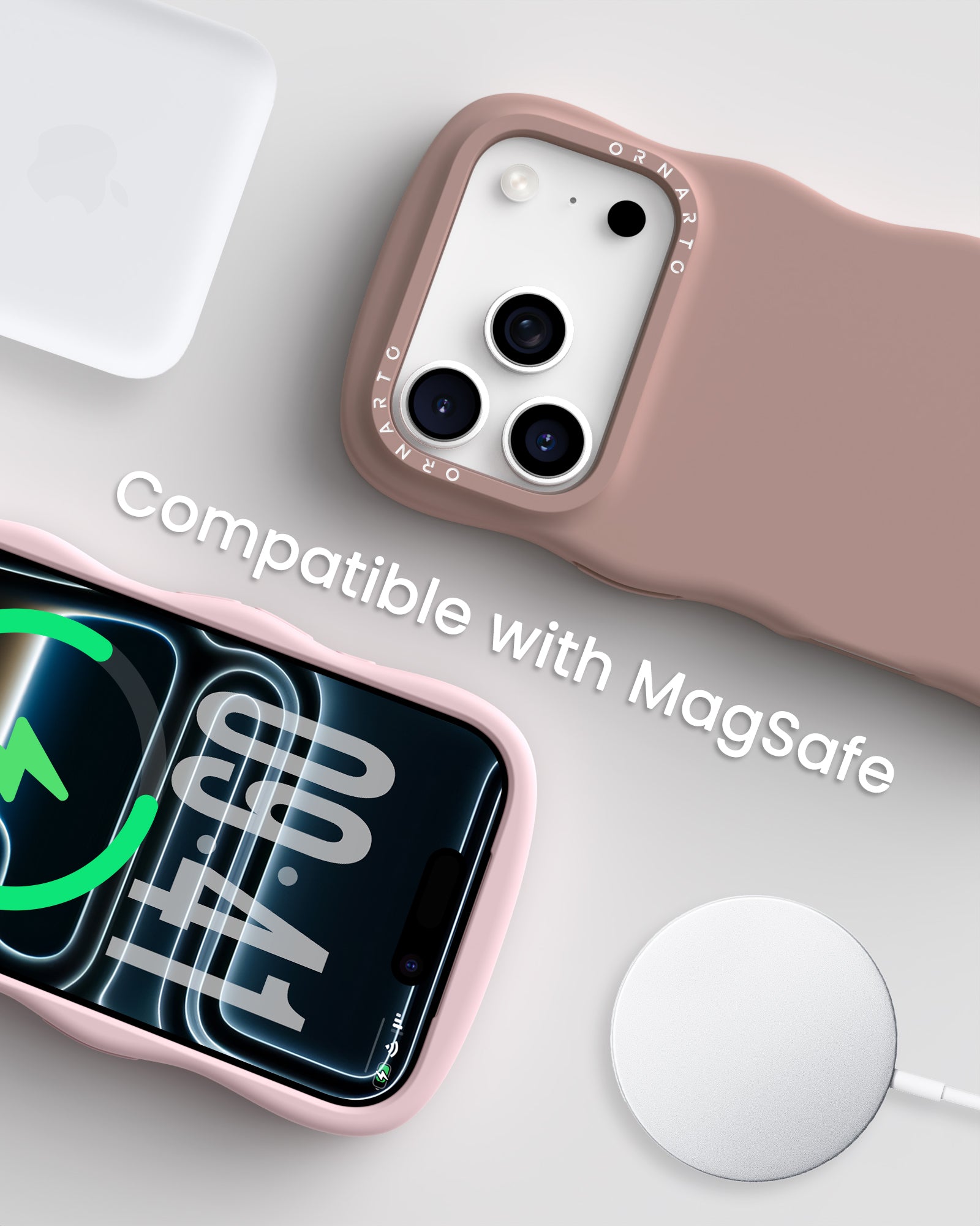 Wavy Liquid Silicone for iPhone 17 Series