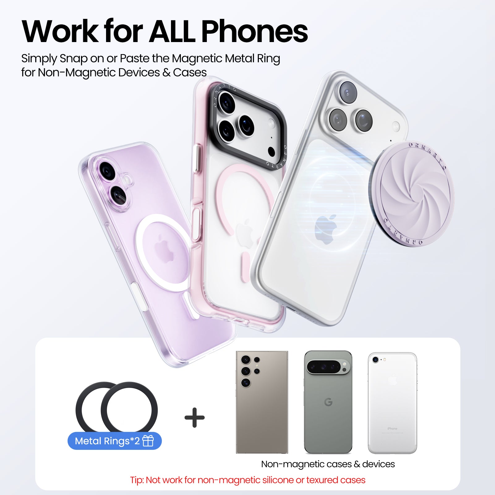 Vortuxe MagSafe Grip Stand for Phone Case