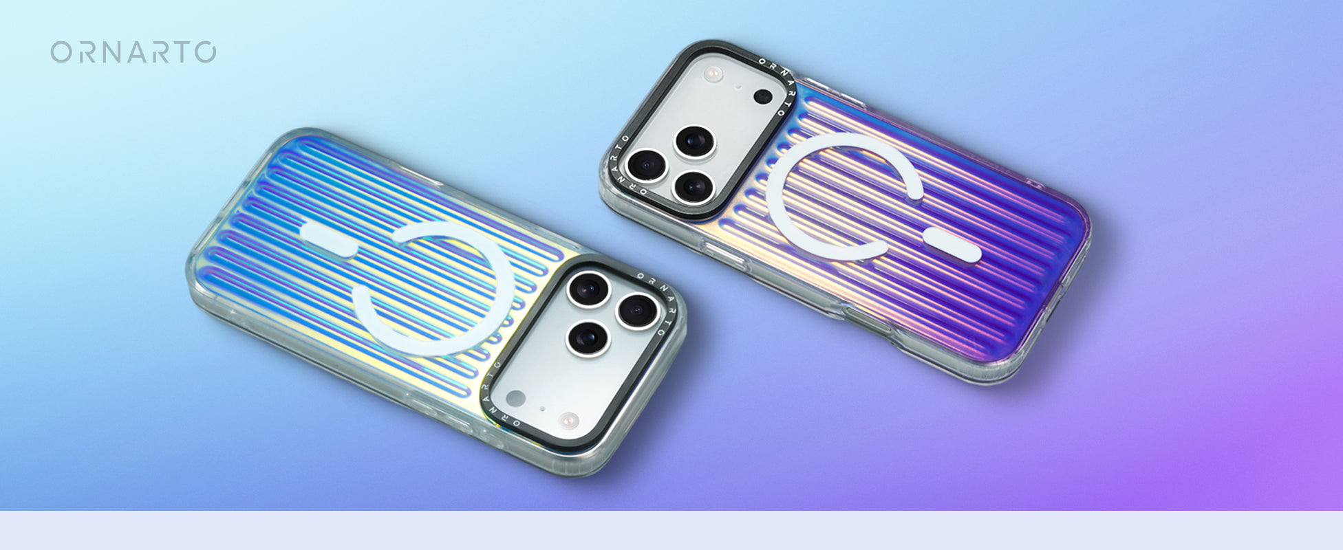 Iridescent Luggage Glow Case for iPhone 17 Pro and iPhone 17 Pro Max