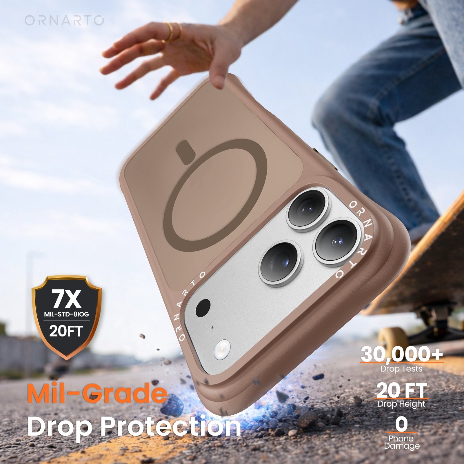 Airbuffer Gecko-Grip Case für iPhone 17 Serie