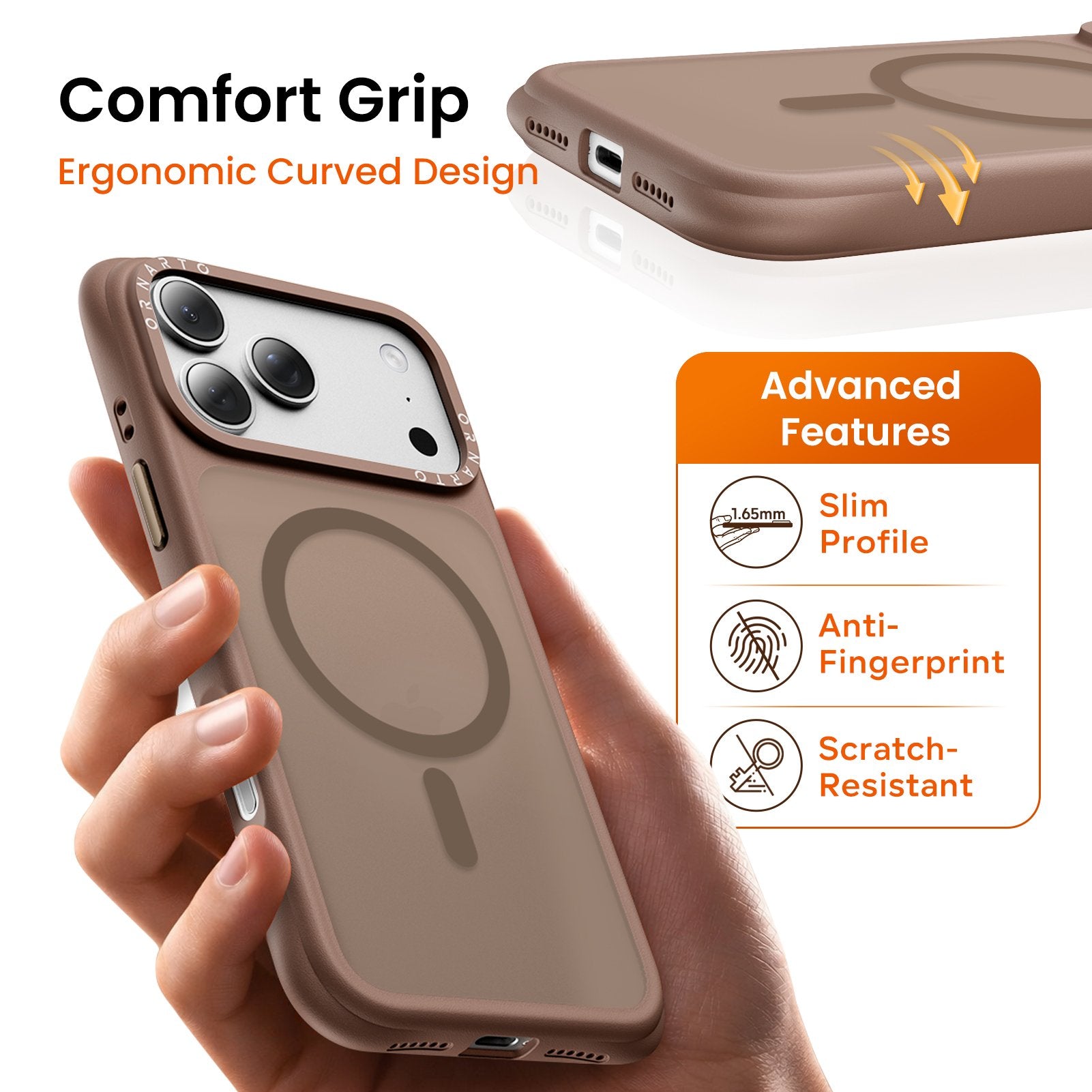 Airbuffer Gecko-Grip Case für iPhone 17 Serie