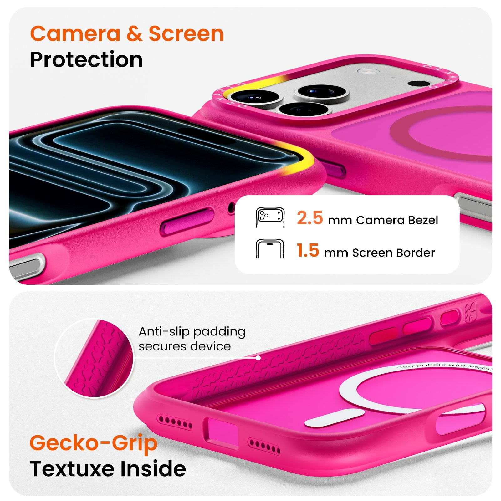 Airbuffer Gecko-Grip Case für iPhone 17 Serie