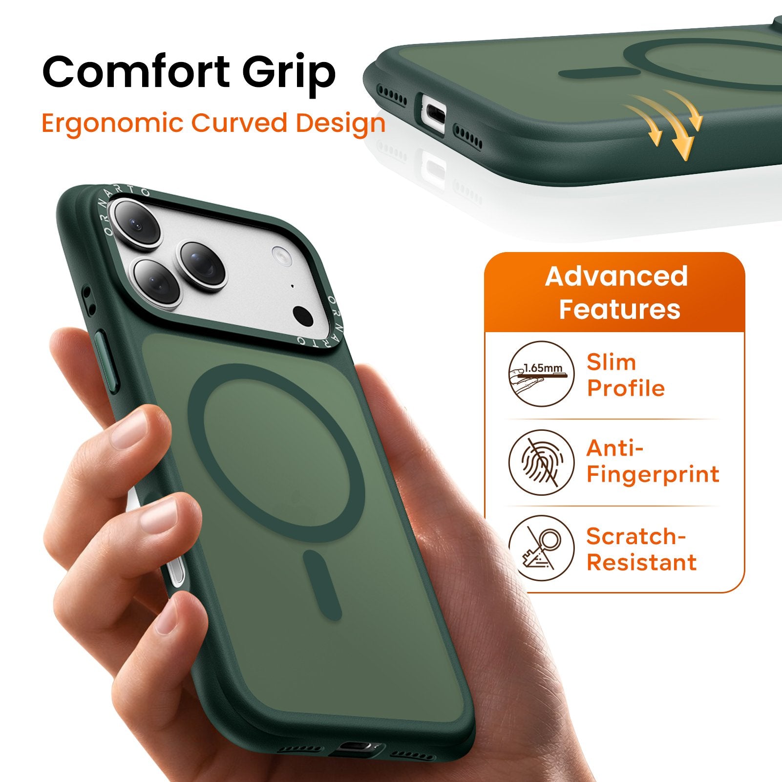 Airbuffer Gecko-Grip Case für iPhone 17 Serie