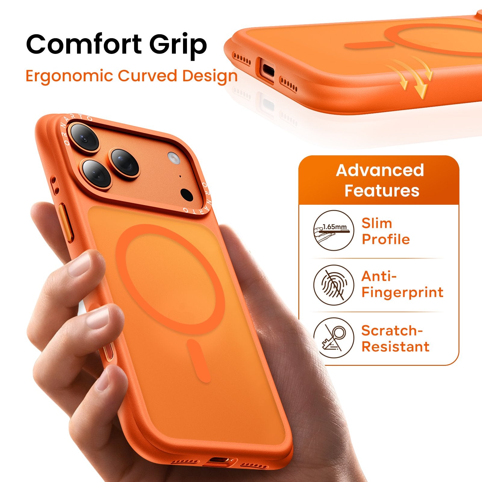 Airbuffer Gecko-Grip Case für iPhone 17 Serie