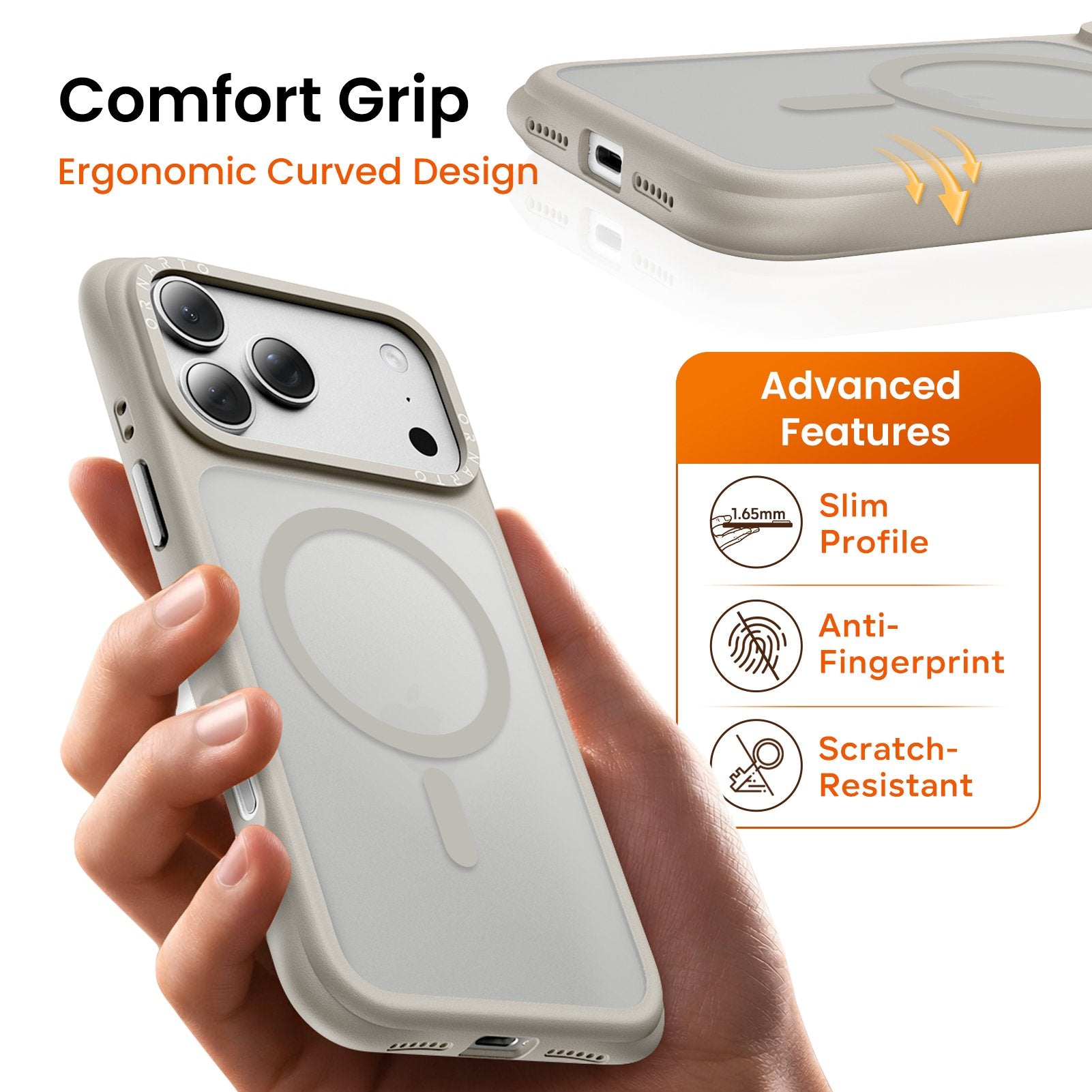 Airbuffer Gecko-Grip Case für iPhone 17 Serie