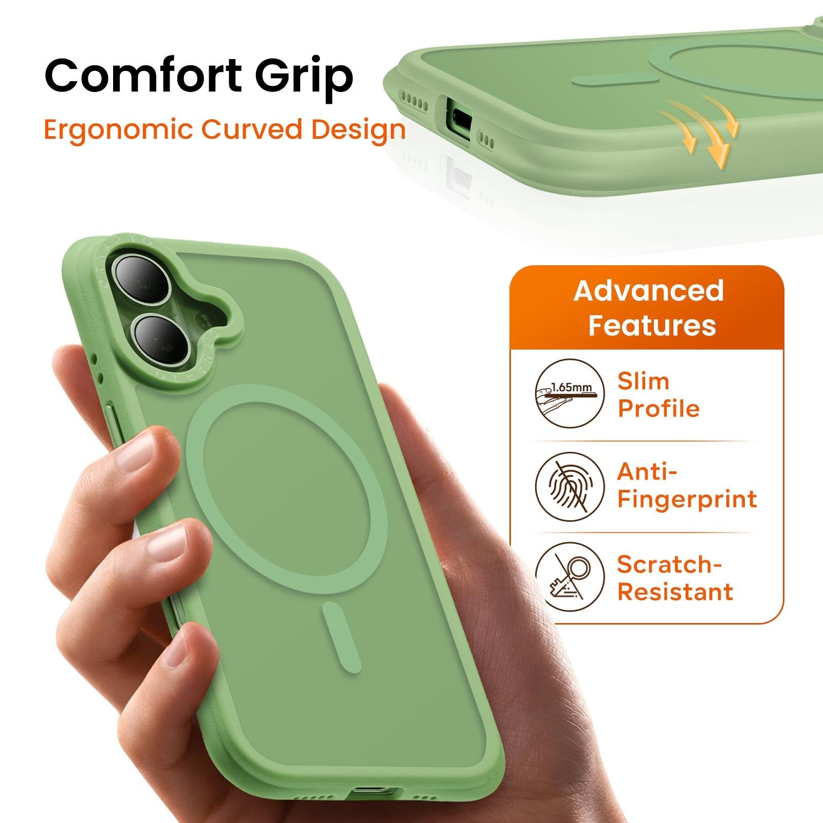Airbuffer Gecko-Grip Case für iPhone 17 Serie