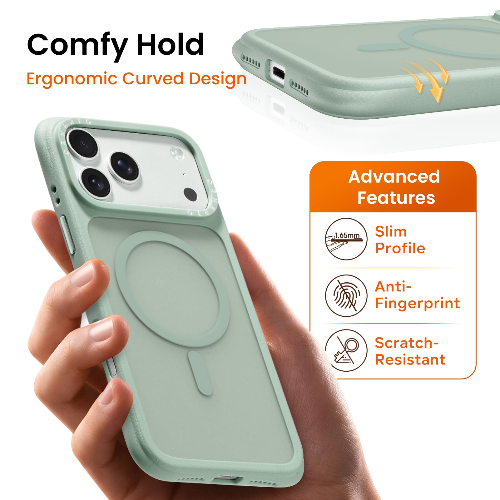 Airbuffer Gecko-Grip Case für iPhone 17 Serie