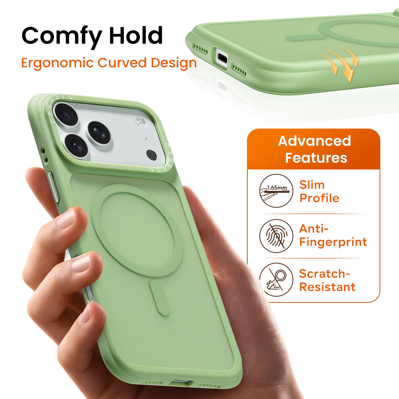 Airbuffer Gecko-Grip Case für iPhone 17 Serie