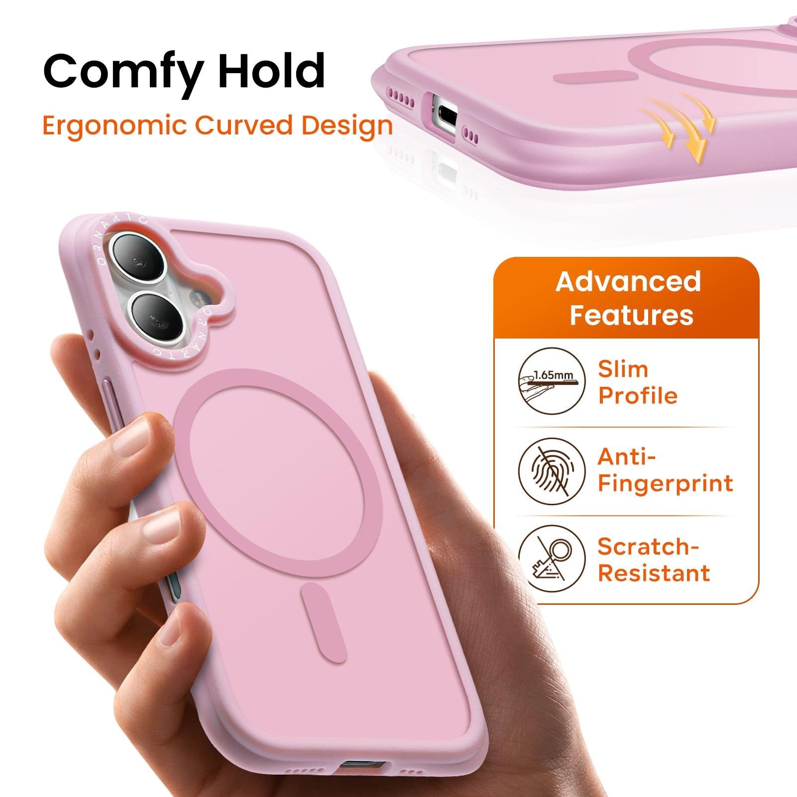 Airbuffer Gecko-Grip Case for iPhone 16 Series