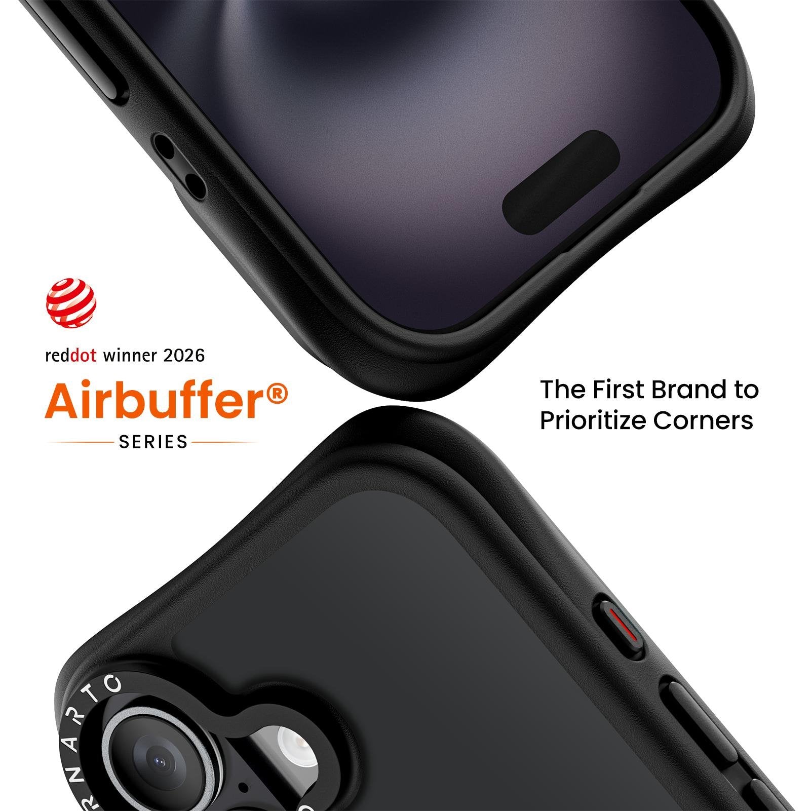 Airbuffer Gecko-Grip Case for iPhone 16 Series