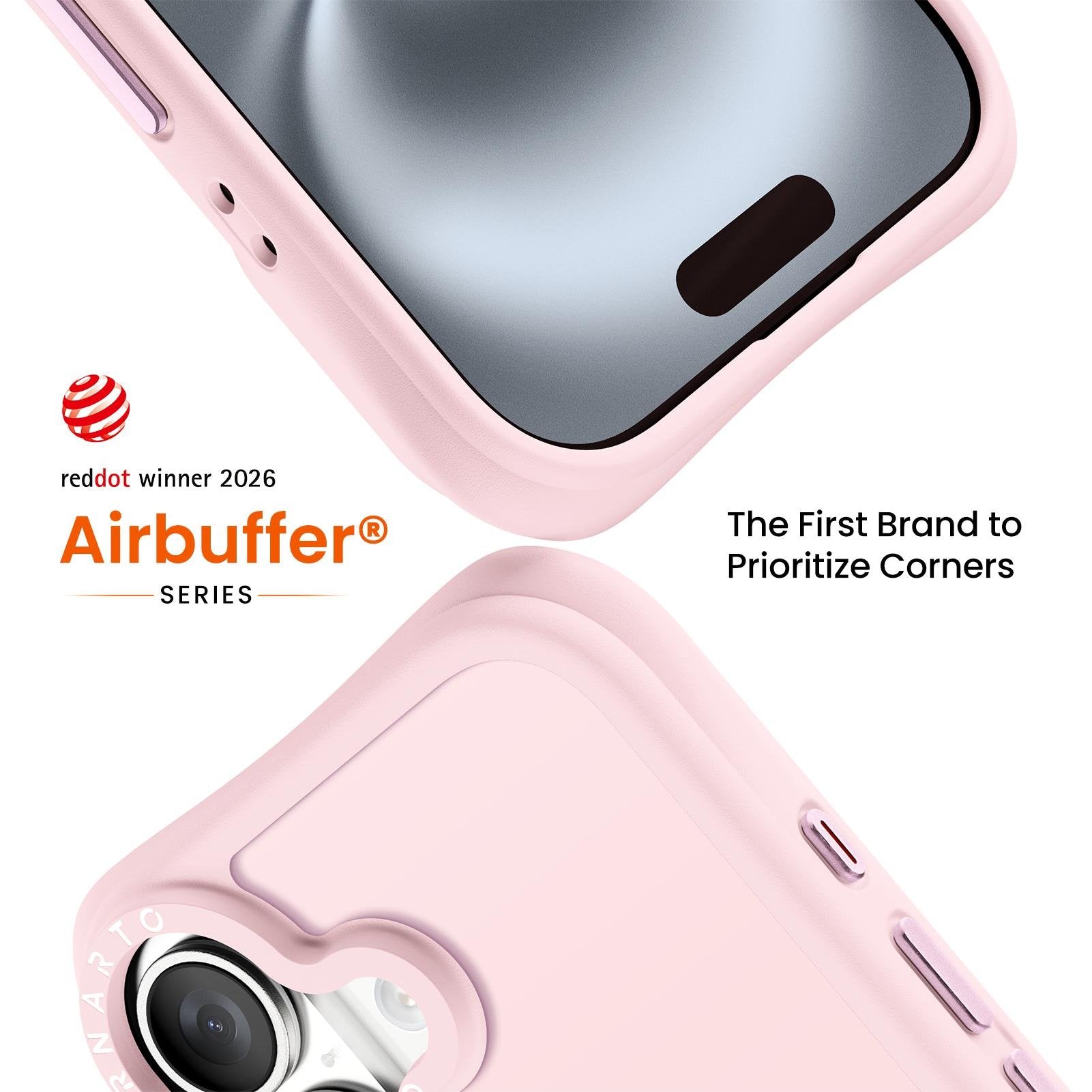Airbuffer Gecko-Grip Case for iPhone 16 Series