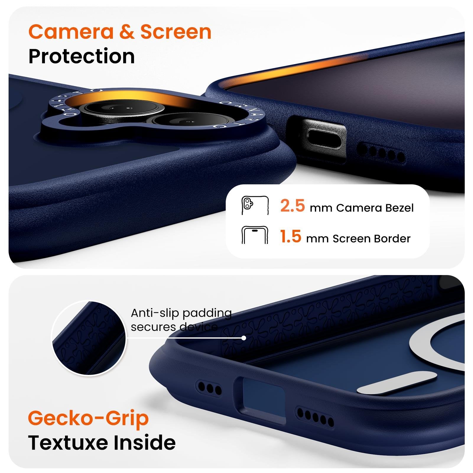 Airbuffer Gecko-Grip Case for iPhone 16 Series