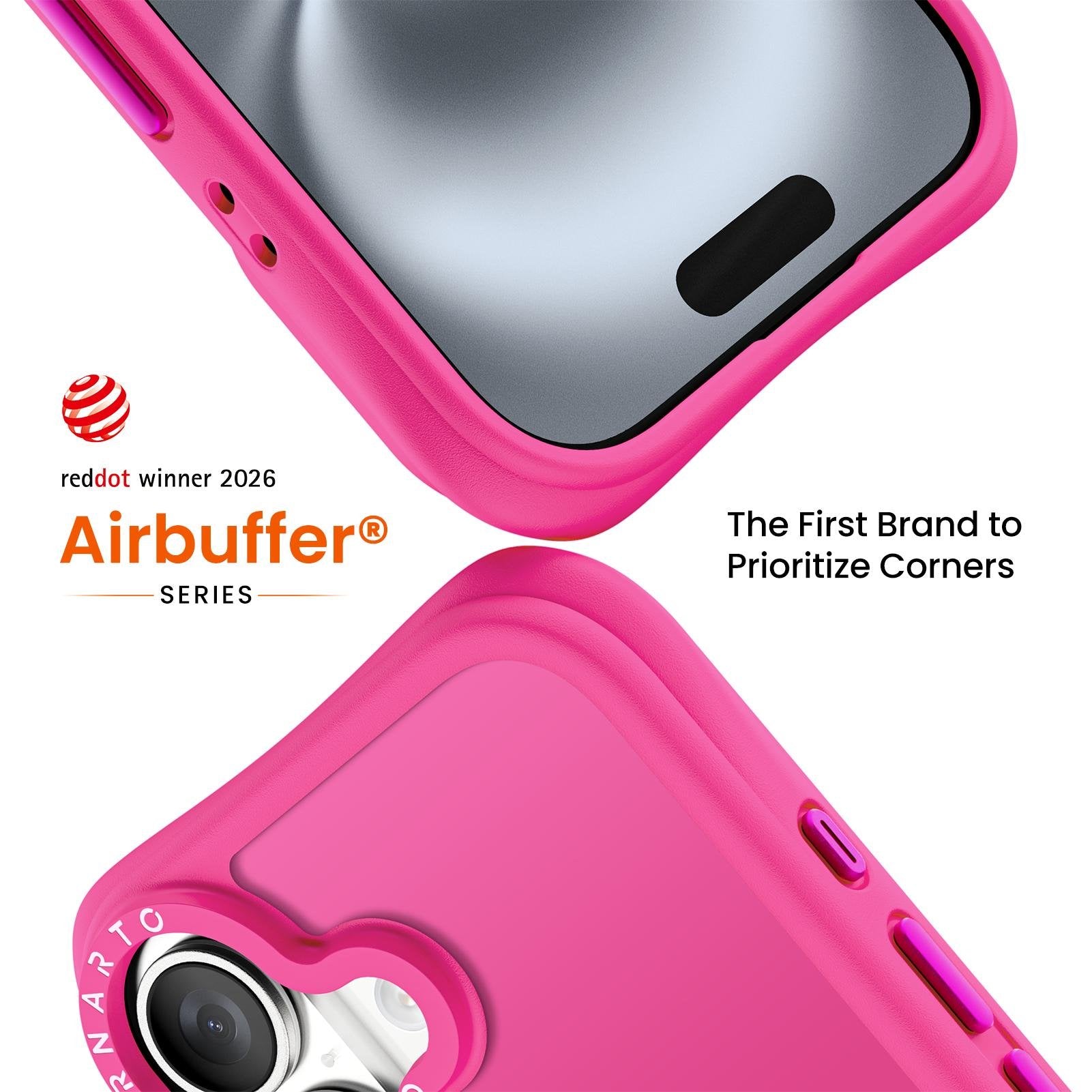 Airbuffer Gecko-Grip Case for iPhone 16 Series